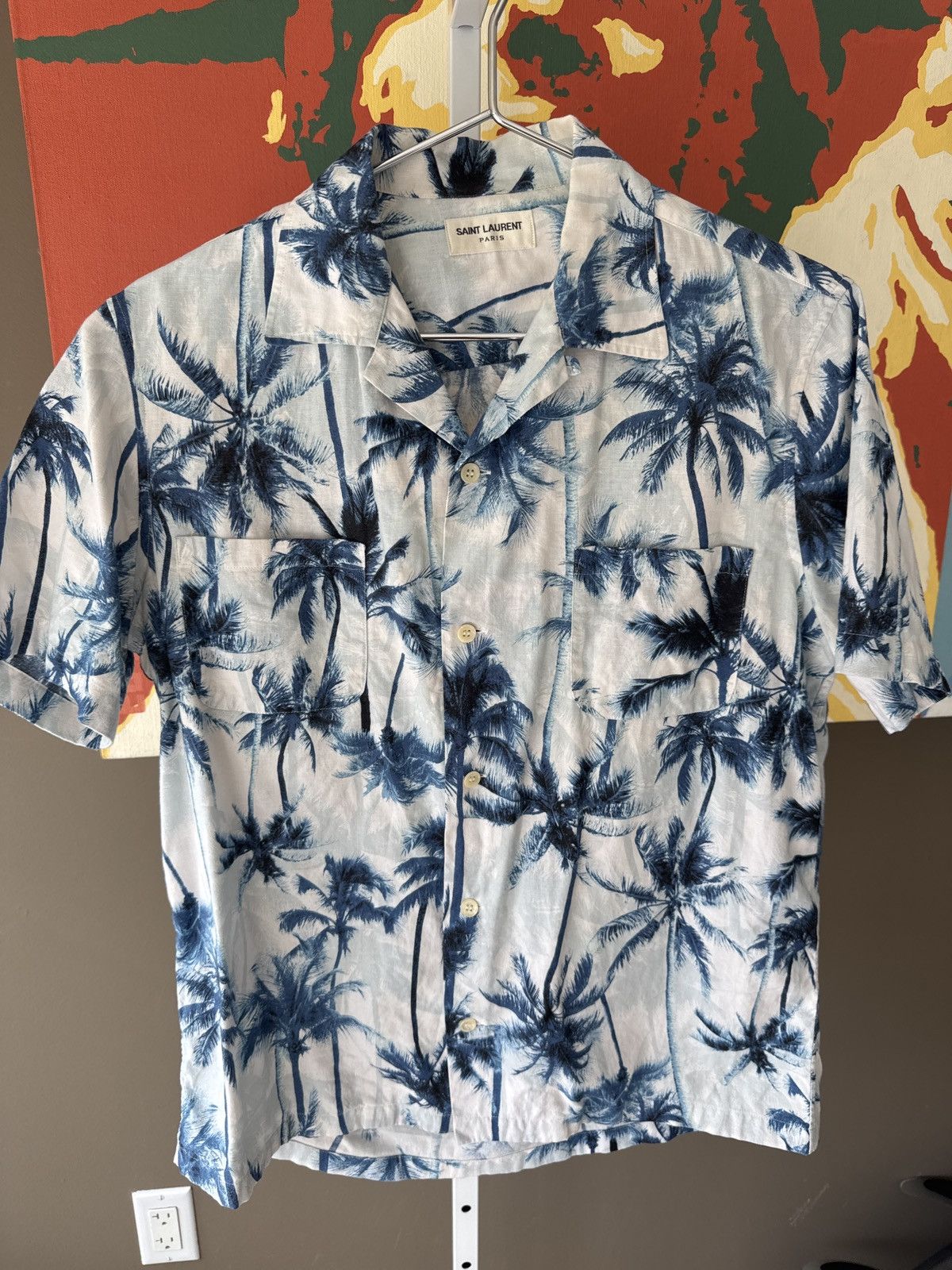 Saint Laurent Paris Hawaiian Shirt | Grailed