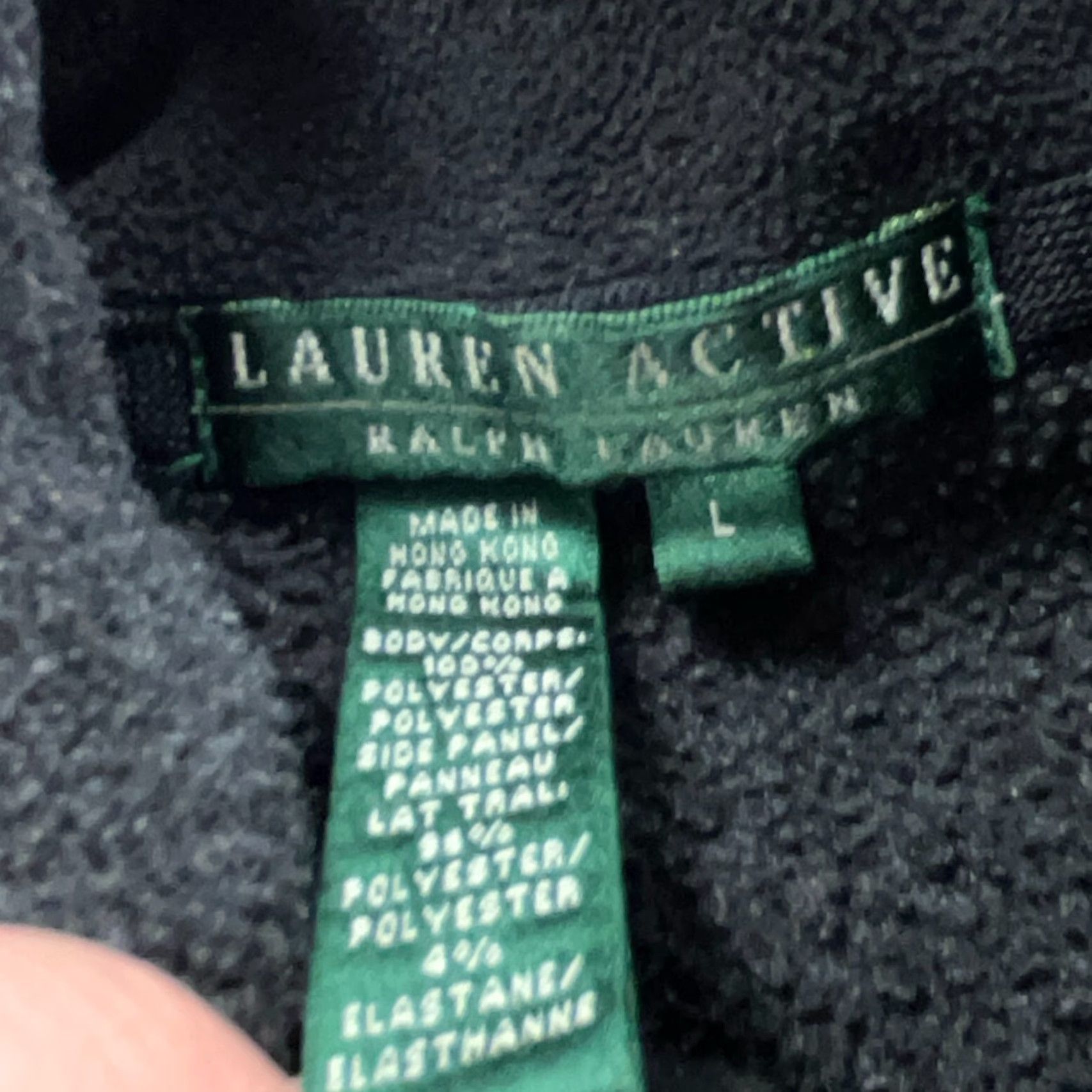 Ralph Lauren Lauren Ralph Lauren Vest Women Large Gray Black Fleece Jacket Active Size L / US 10 / IT 46 - 4 Thumbnail