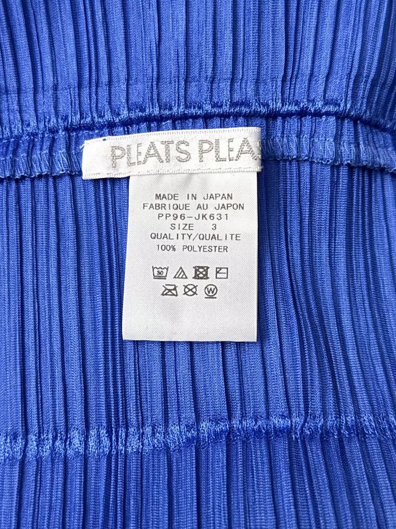 Other Issey Miyake size:3 Blue bamboo joint top with short sleev Size XS / US 0-2 / IT 36-38 - 3 Thumbnail