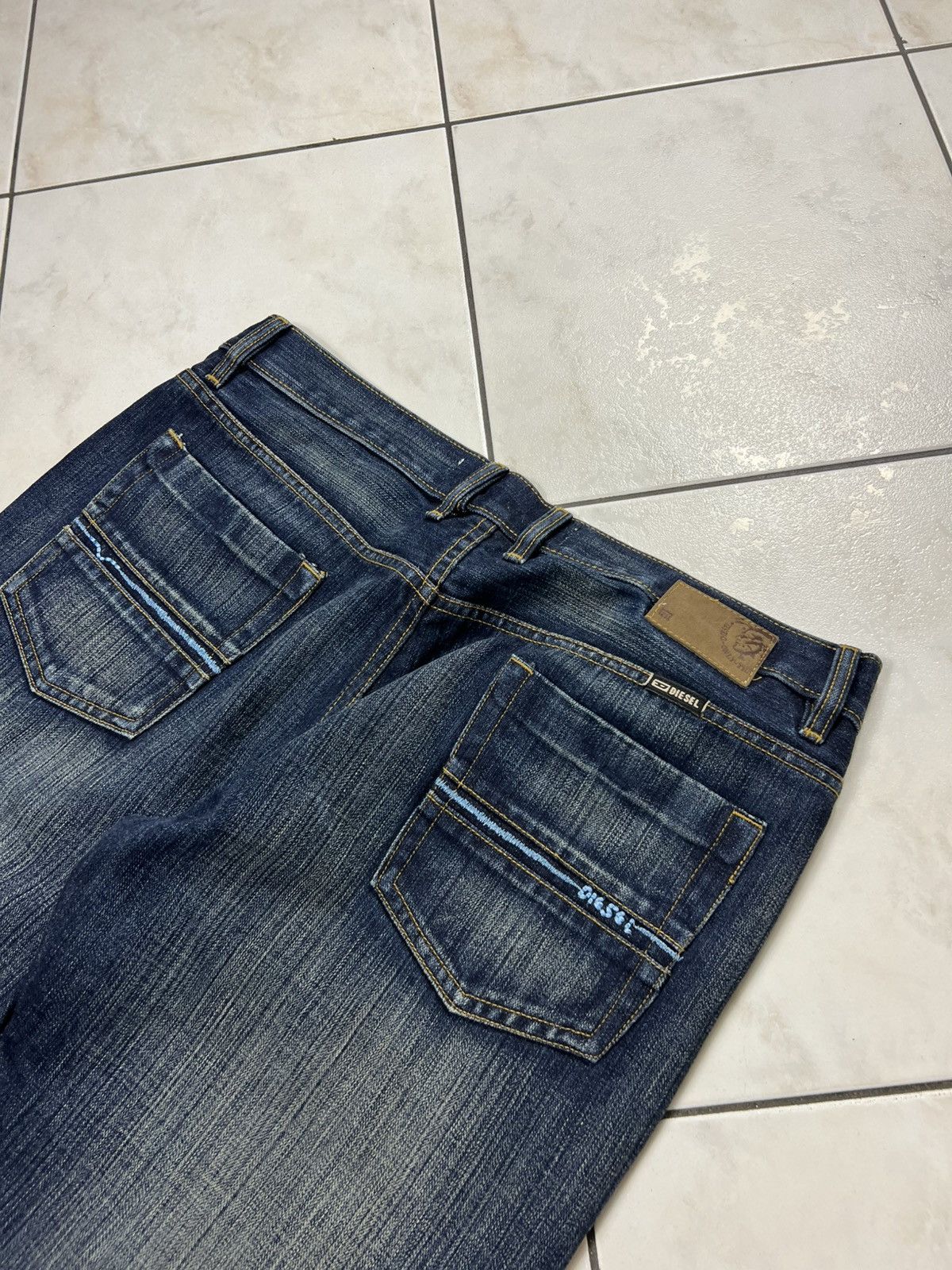 Diesel Vintage Diesel Roody raw navy distressed denim y2k jeans Size US 38 / EU 54 - 19 Thumbnail
