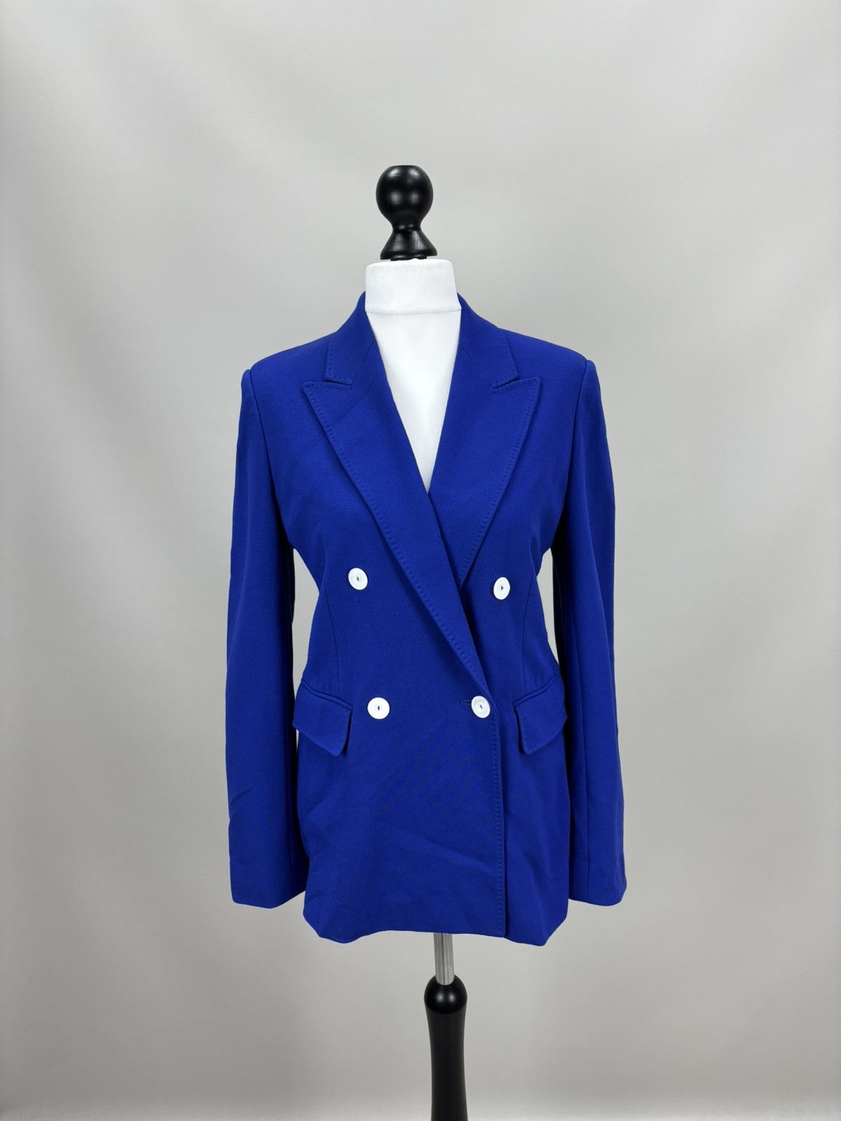 Max Mara Womens blazer Max Mara Size 10 Color Blue Size L / US 10 / IT 46 - 1 Thumbnail