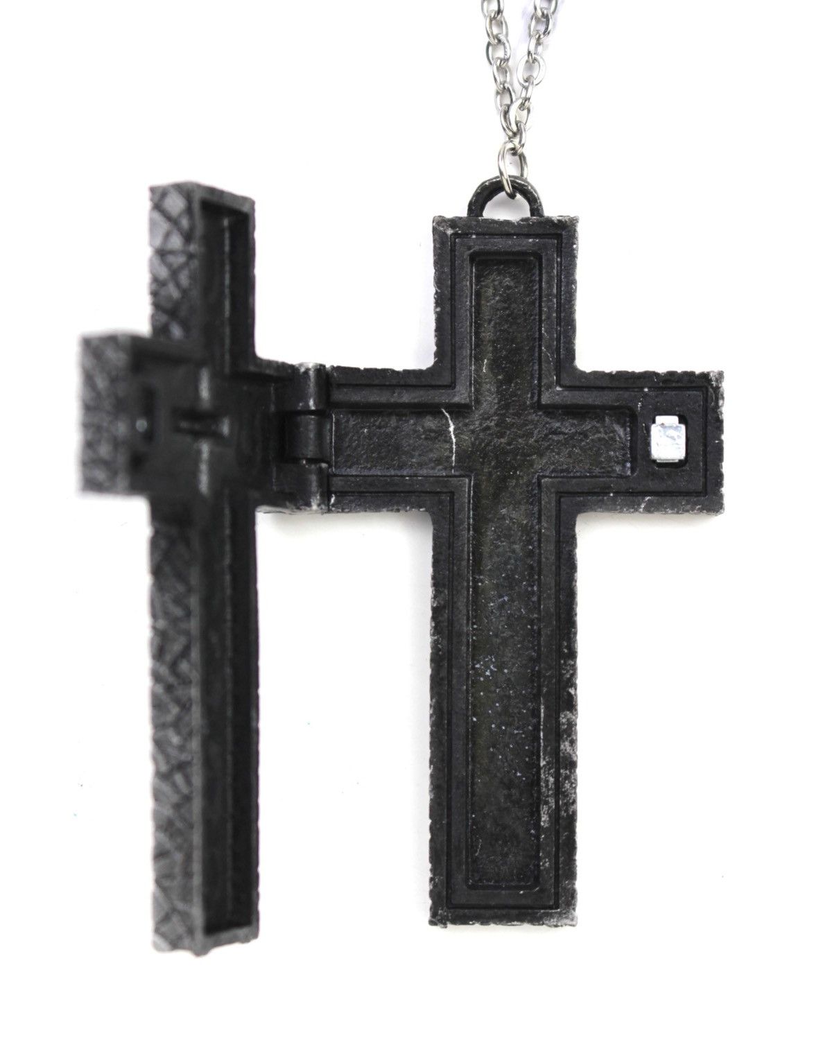 Vintage 2000S JAPANESE MADE LOCKED CROSS GOTHIC REVIVAL NECKLACE Size ONE SIZE - 5 Thumbnail