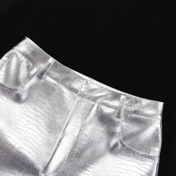 Japanese Brand × Leather PU Leather Pants Ripple High Size 28" / US 6 / IT 42 - 6 Thumbnail