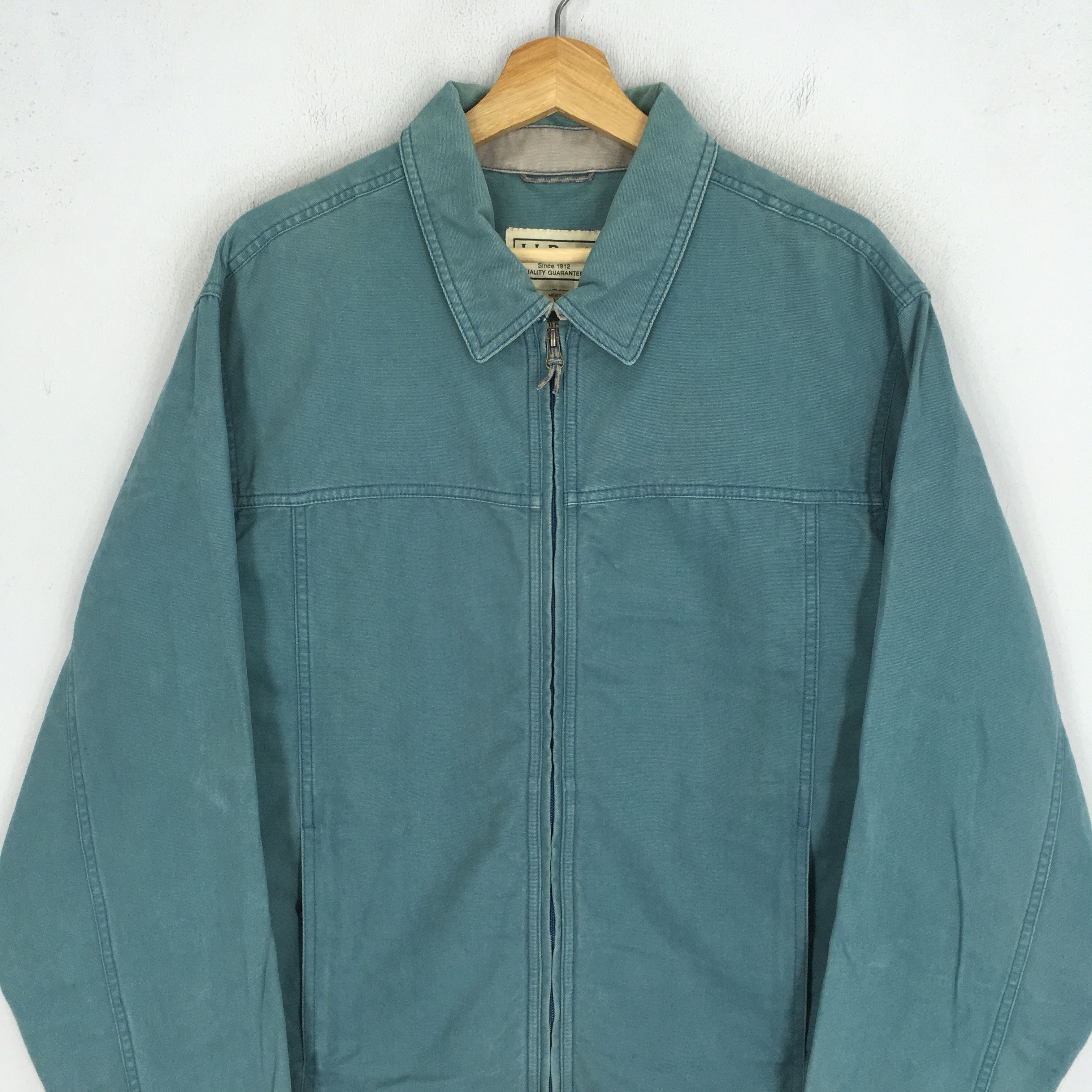 L.L. Bean Vintage 90's LL Bean Green Double Pocket Workwear - 1849 Size US L / EU 52-54 / 3 - 3 Thumbnail