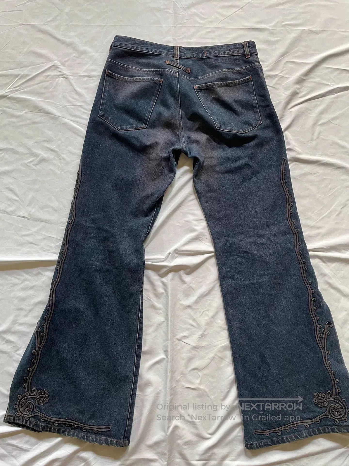 Jean Paul Gaultier Jean Paul Gaultier Flared Denim Pants. Size 22" - 2 Thumbnail