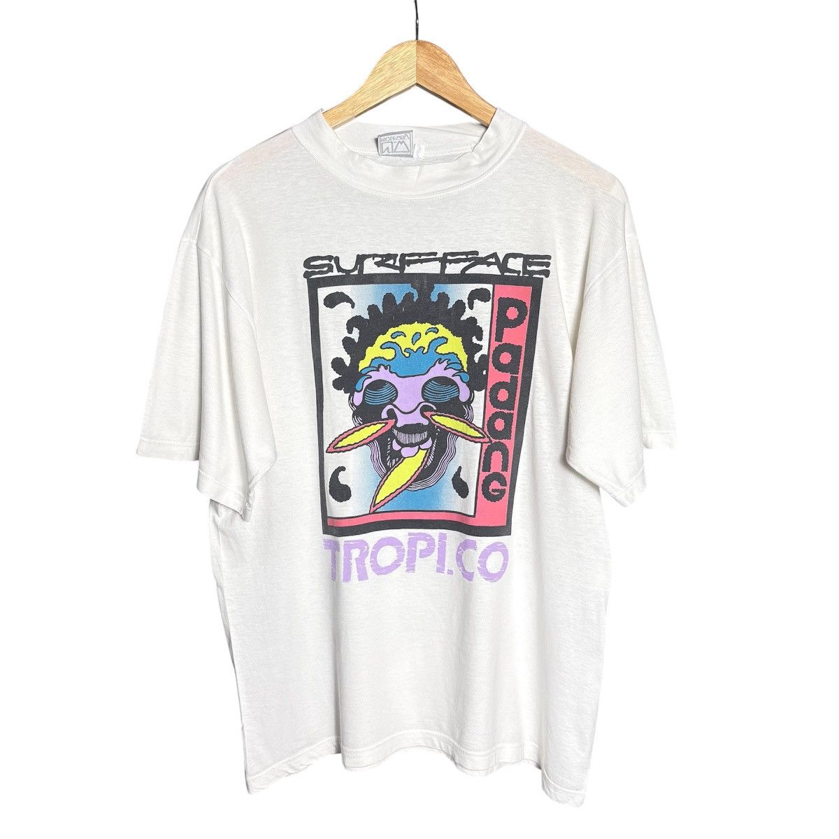 Vintage Vintage 90s Surfface Ancient Dragon Surf Graphic T-Shirt Size US L / EU 52-54 / 3 - 1 Thumbnail
