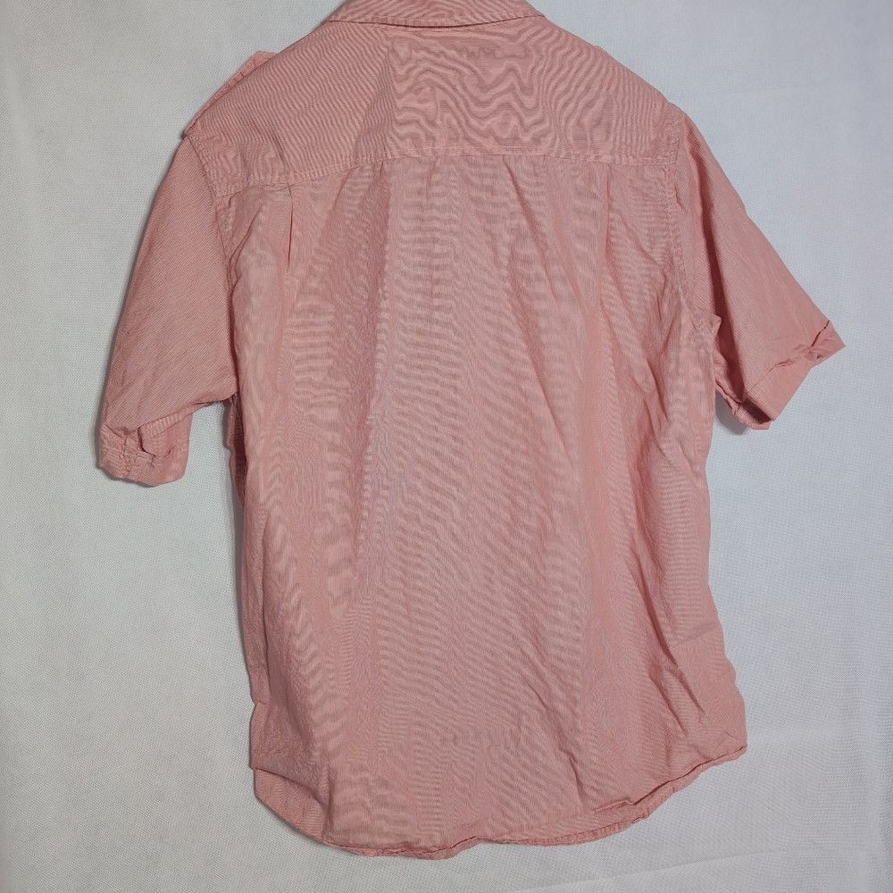 Sean John Men's Light Red Casual Shirt With Epaulettes By Sean John S Size US L / EU 52-54 / 3 - 2 Thumbnail