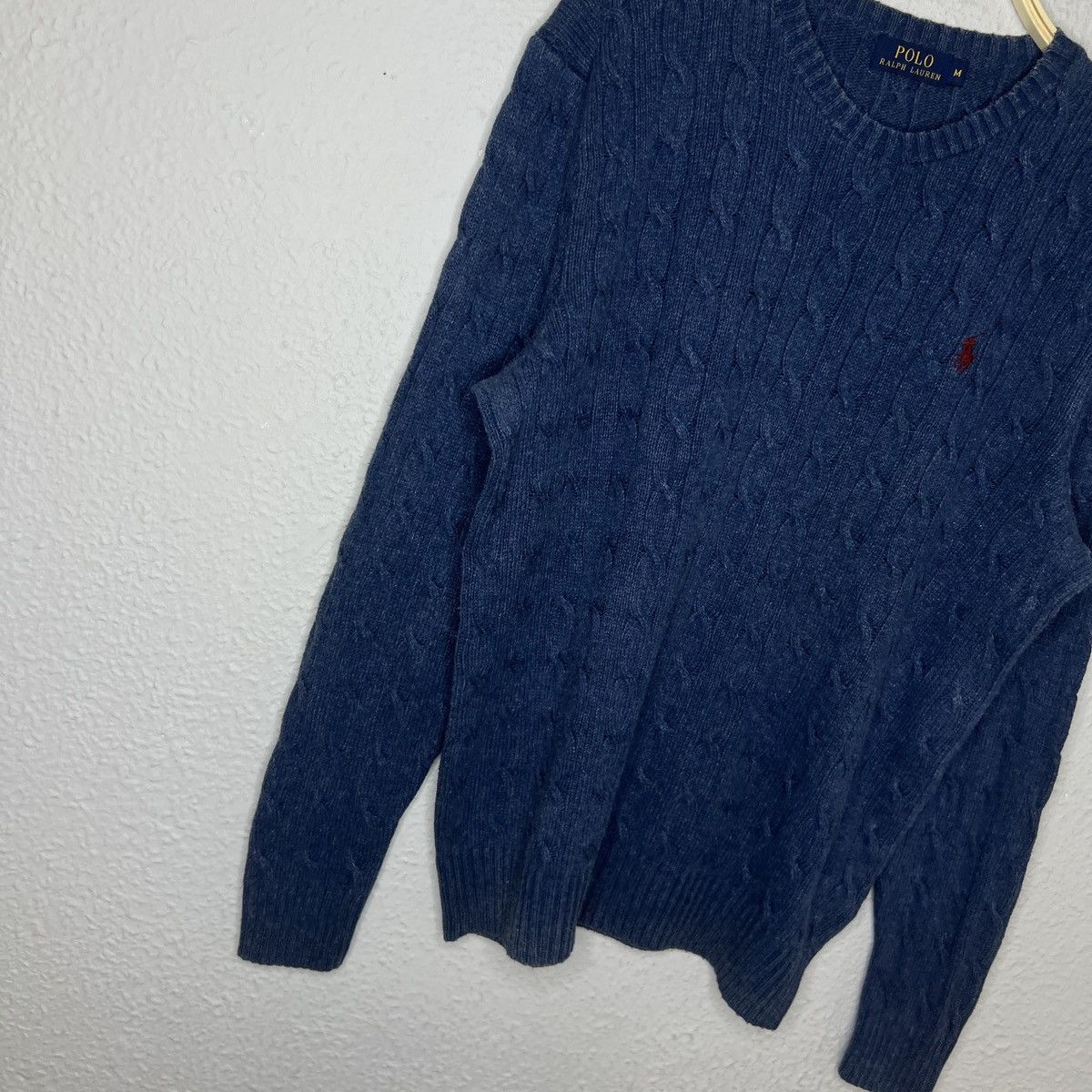 Polo Ralph Lauren Polo Ralph Lauren Jumper Sweater Cable Knitwear Blue Navy Size US M / EU 48-50 / 2 - 2 Thumbnail