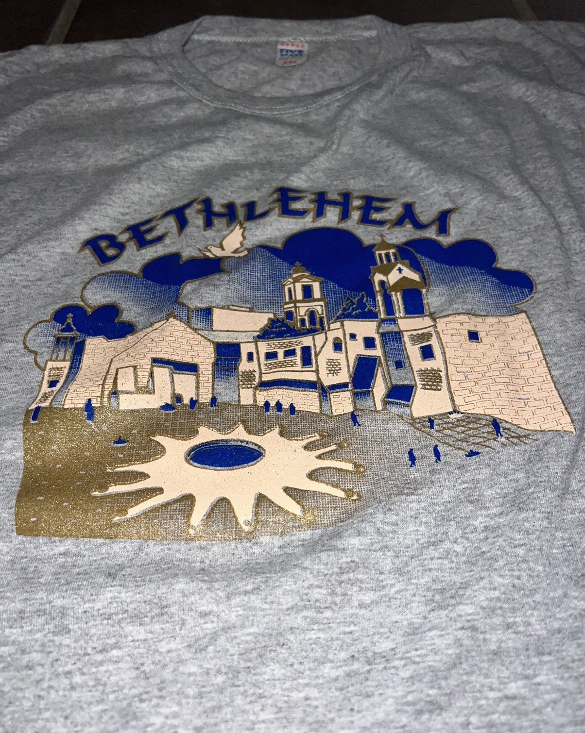 Vintage VINTAGE BETHLEHEM T-SHIRT Size US XXL / EU 58 / 5 - 6 Thumbnail