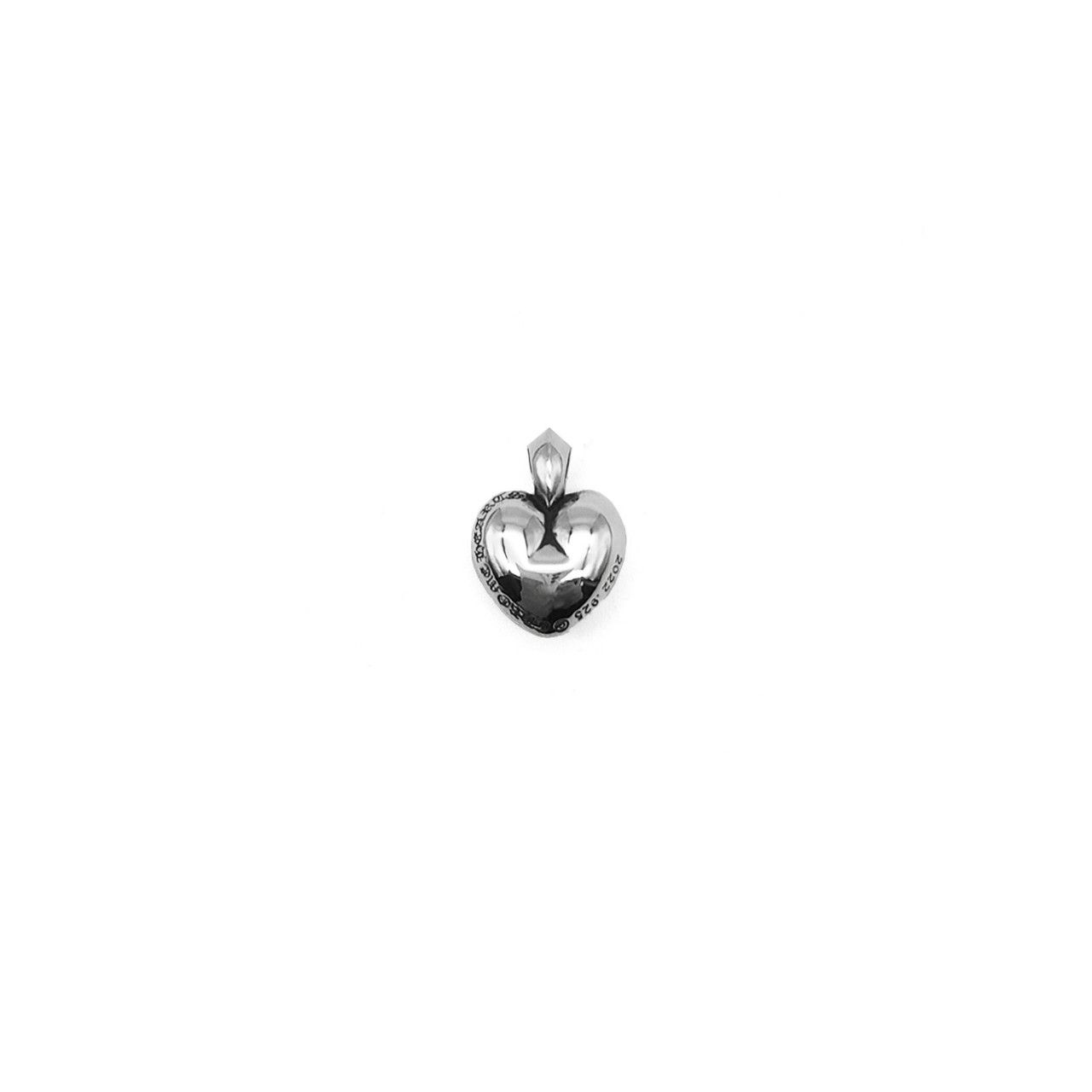 Chrome Hearts Chrome Hearts Silver R.l.P Heart Cemetery Necklace Pendant Size ONE SIZE - 2 Thumbnail