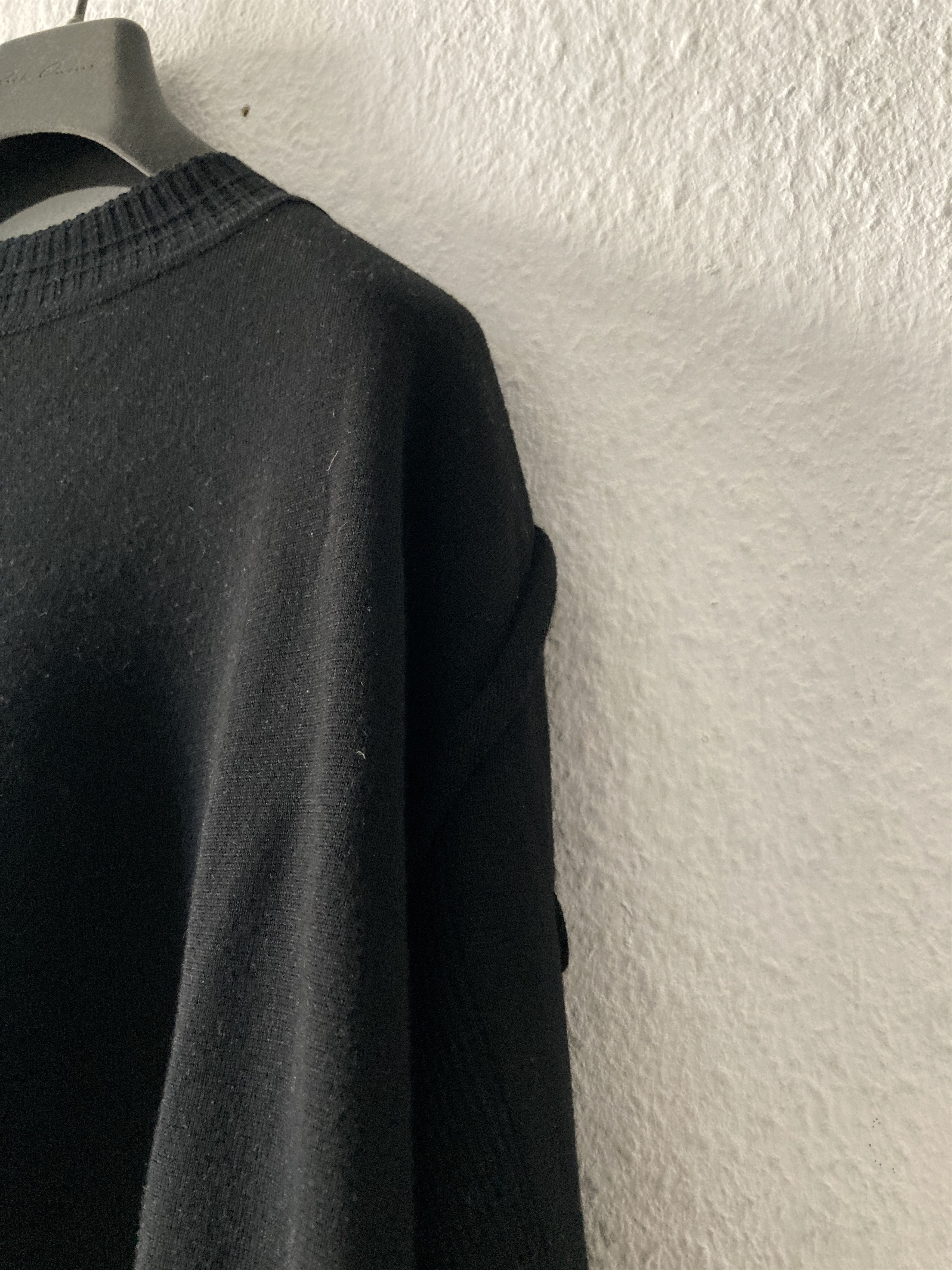 Rick Owens F/W 17 „GLITTER“ Black Subhuman Weakling Wool Knit L Size US L / EU 52-54 / 3 - 8 Thumbnail