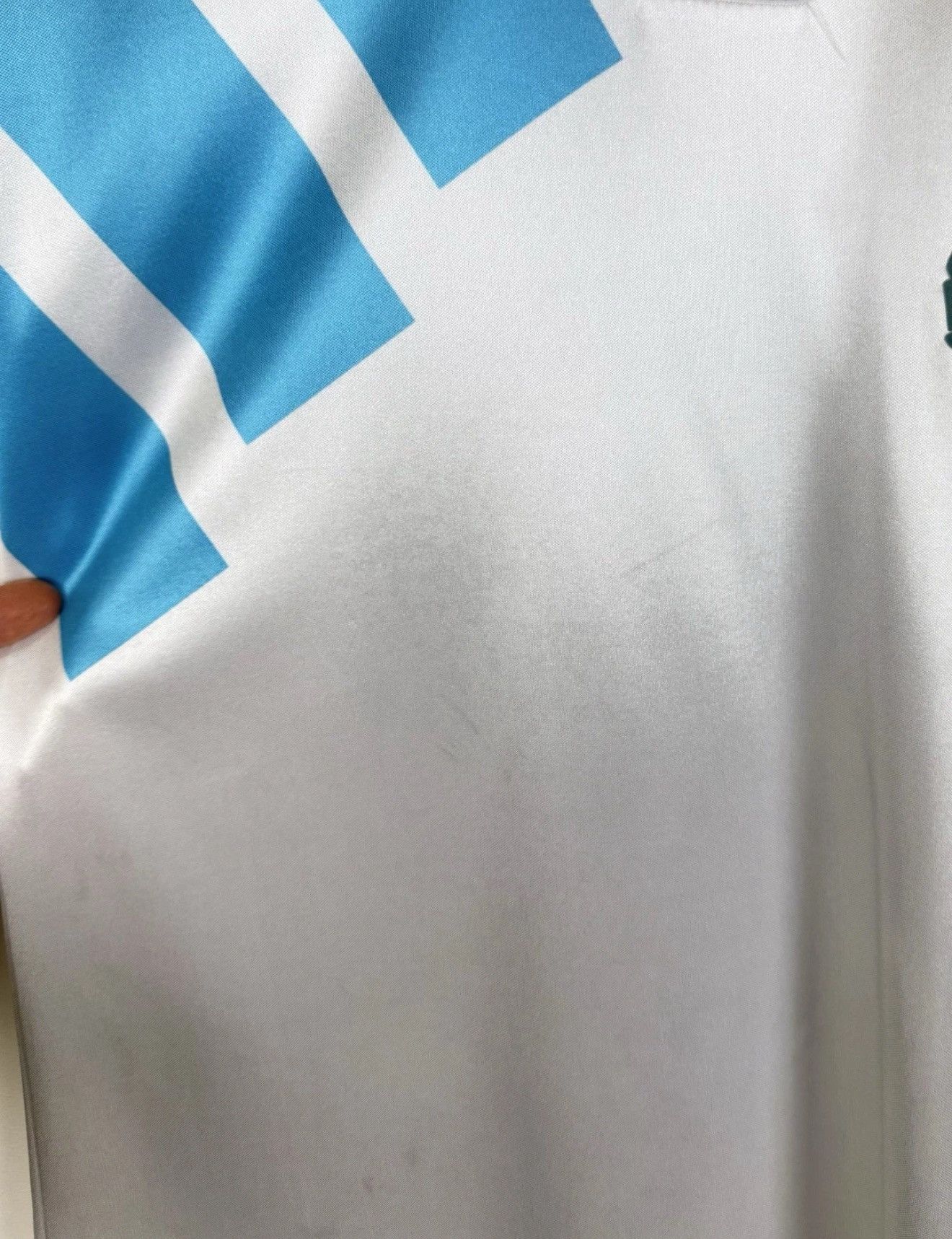 Adidas Vintage Olympique Marseille Soccer Jersey Foolball Shirt Size US L / EU 52-54 / 3 - 7 Thumbnail