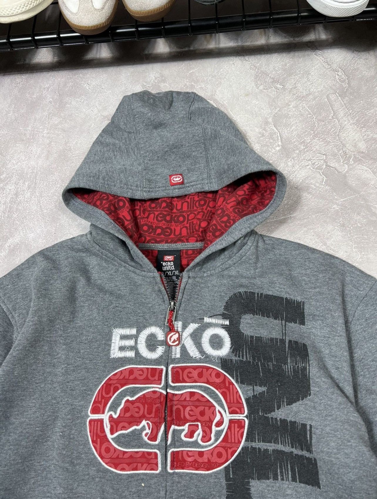 Ecko Unltd. Vintage Ecko Undl Y2k Graphic Zip Hoodie Size US M / EU 48-50 / 2 - 3 Thumbnail