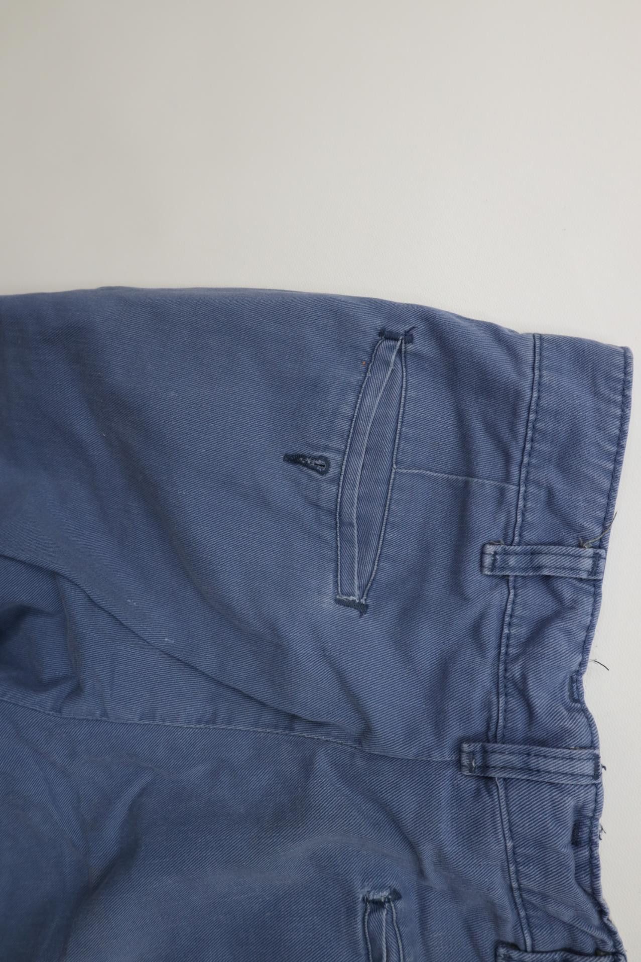 Vintage Vintage 70s 80s Streetwear Workwear Mechanic Pants Blue USA Size US 34 / EU 50 - 18 Thumbnail
