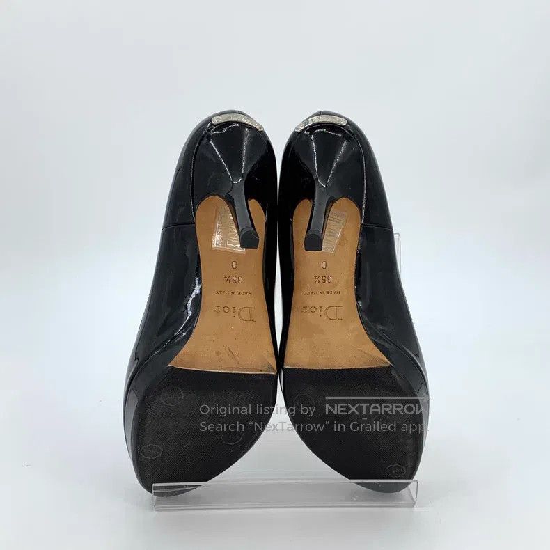 Dior Dior Black fish mouth leather high heels Size US 5 / IT 35 - 5 Thumbnail