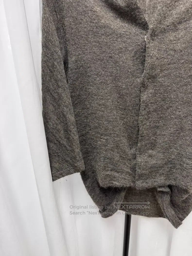 Yohji Yamamoto YOHJI YAMAMOTO Cape Mohair Asymmetrical Cardigan Size US L / EU 52-54 / 3 - 3 Thumbnail