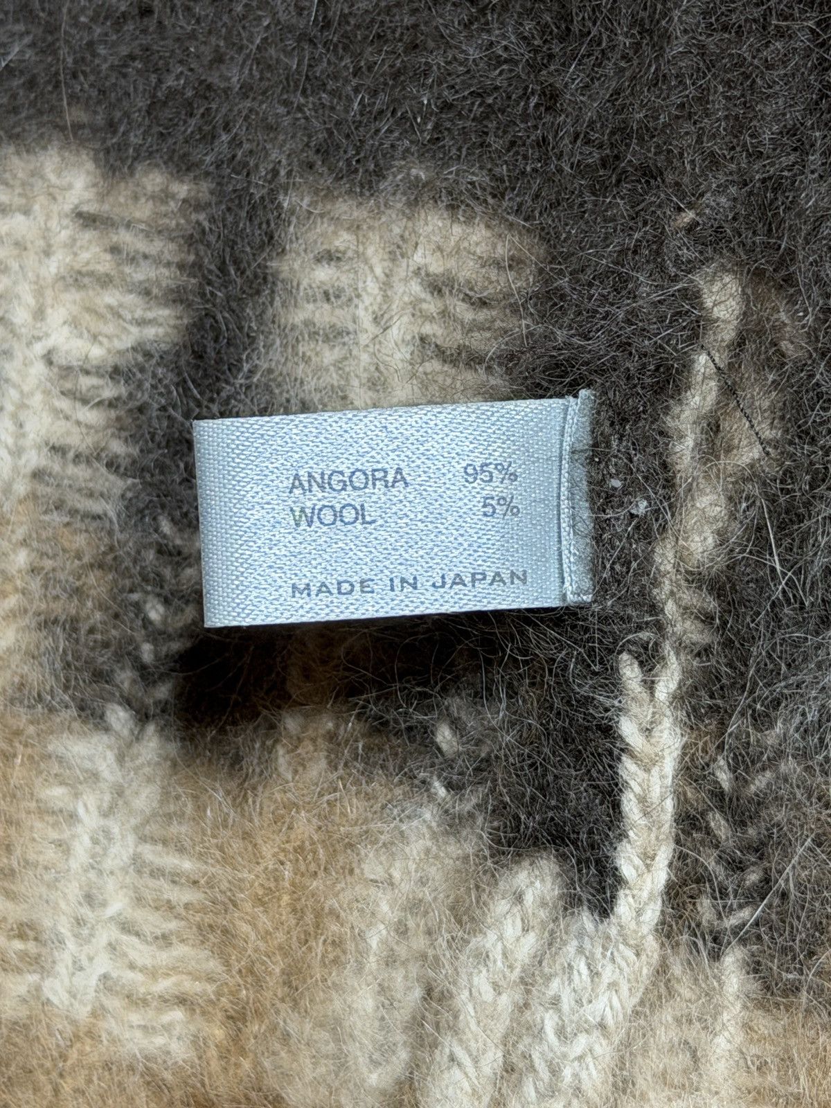 Number (N)ine Number (N)ine Brown Mohair Wool AW02 Nowhere Man Cardigan Size US XL / EU 56 / 4 - 6 Thumbnail