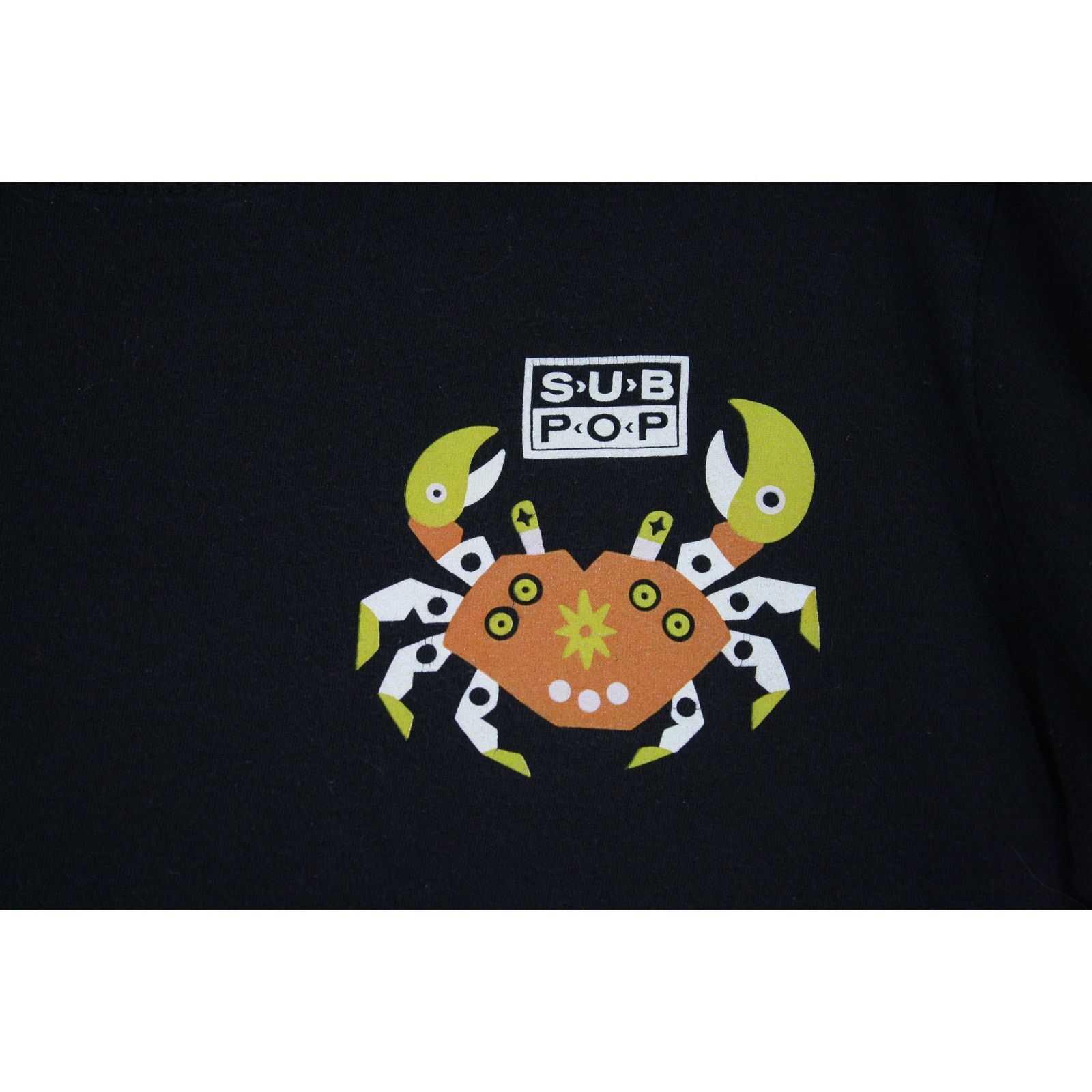 Gildan Sub Pop Records Aztec Crab Print Double Sided T-Shirt Small Size US S / EU 44-46 / 1 - 4 Thumbnail