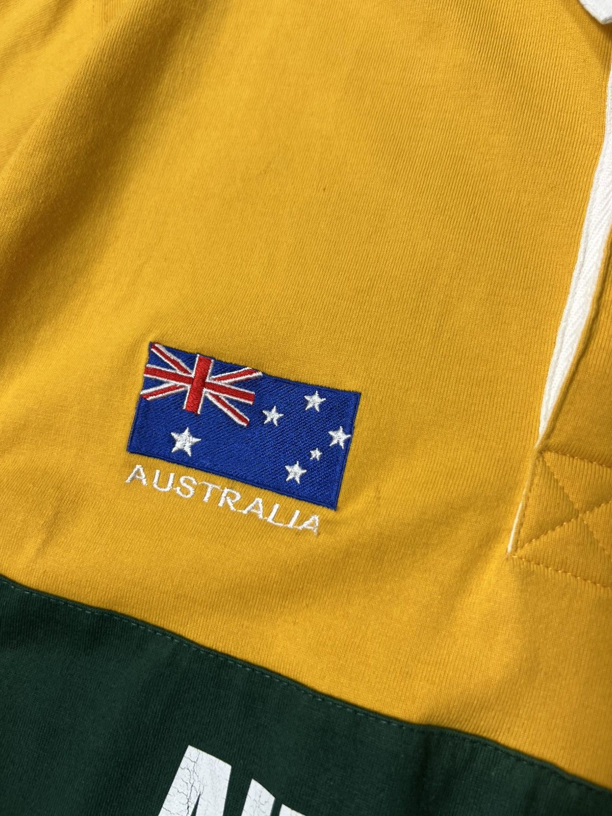 Canterbury of New Zealand Vintage Australia Rugby World Cup 2003 IRB Polo Shirt Jersey Size US L / EU 52-54 / 3 - 9 Thumbnail