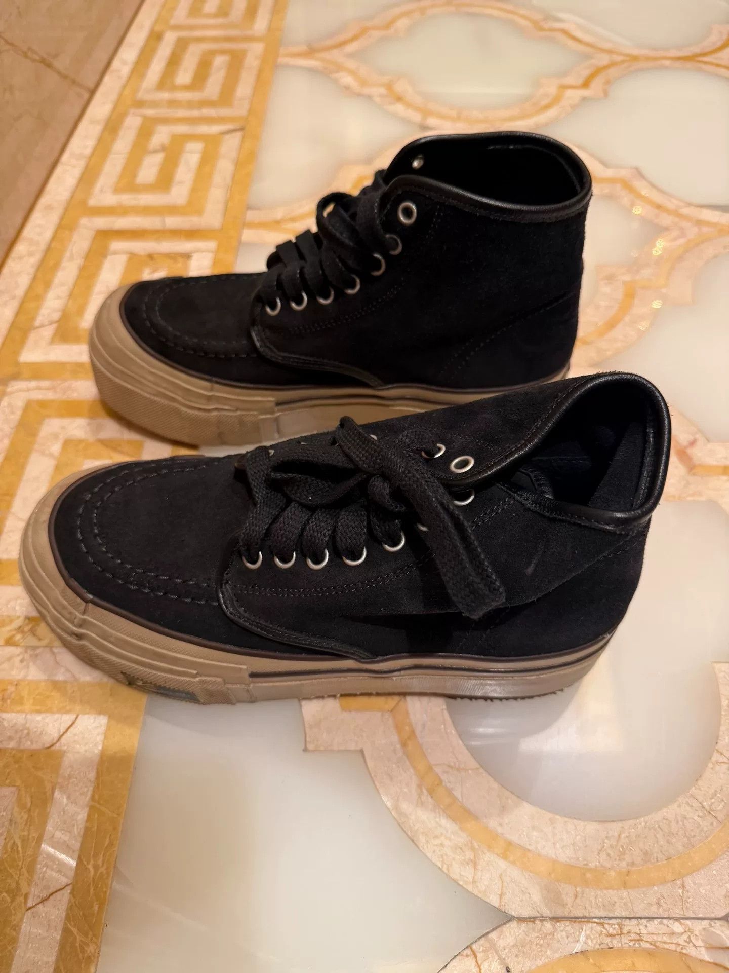 Visvim visvim liskamn g.patten black sneakers Size US 8 / EU 41 - 1 Thumbnail