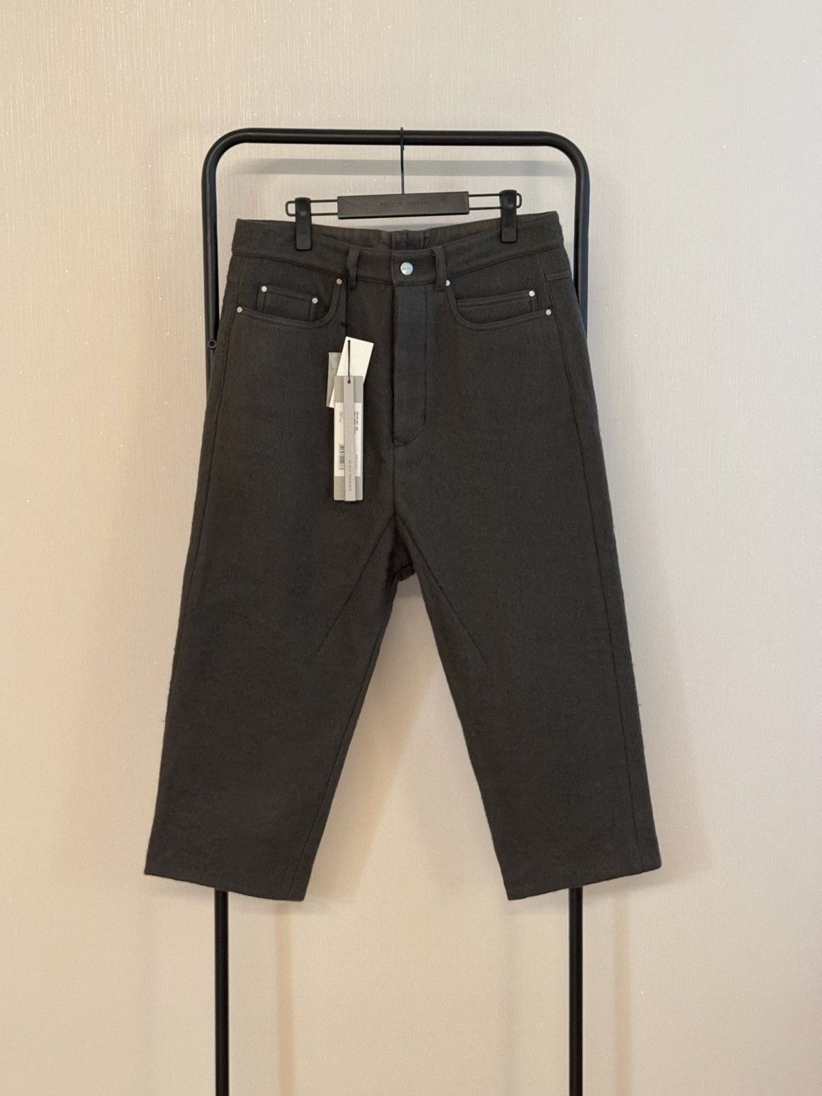 Rick Owens Collapse jeans in boiled wool Size US 32 / EU 48 - 2 Thumbnail