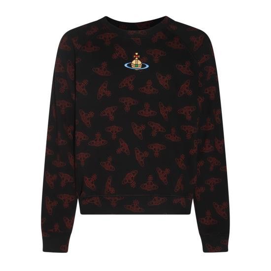 Vivienne Westwood VIVIENNE WESTWOOD Men Hoodies 3I010004J0079 N303 BLACK RED Size US XL / EU 56 / 4 - 1 Thumbnail