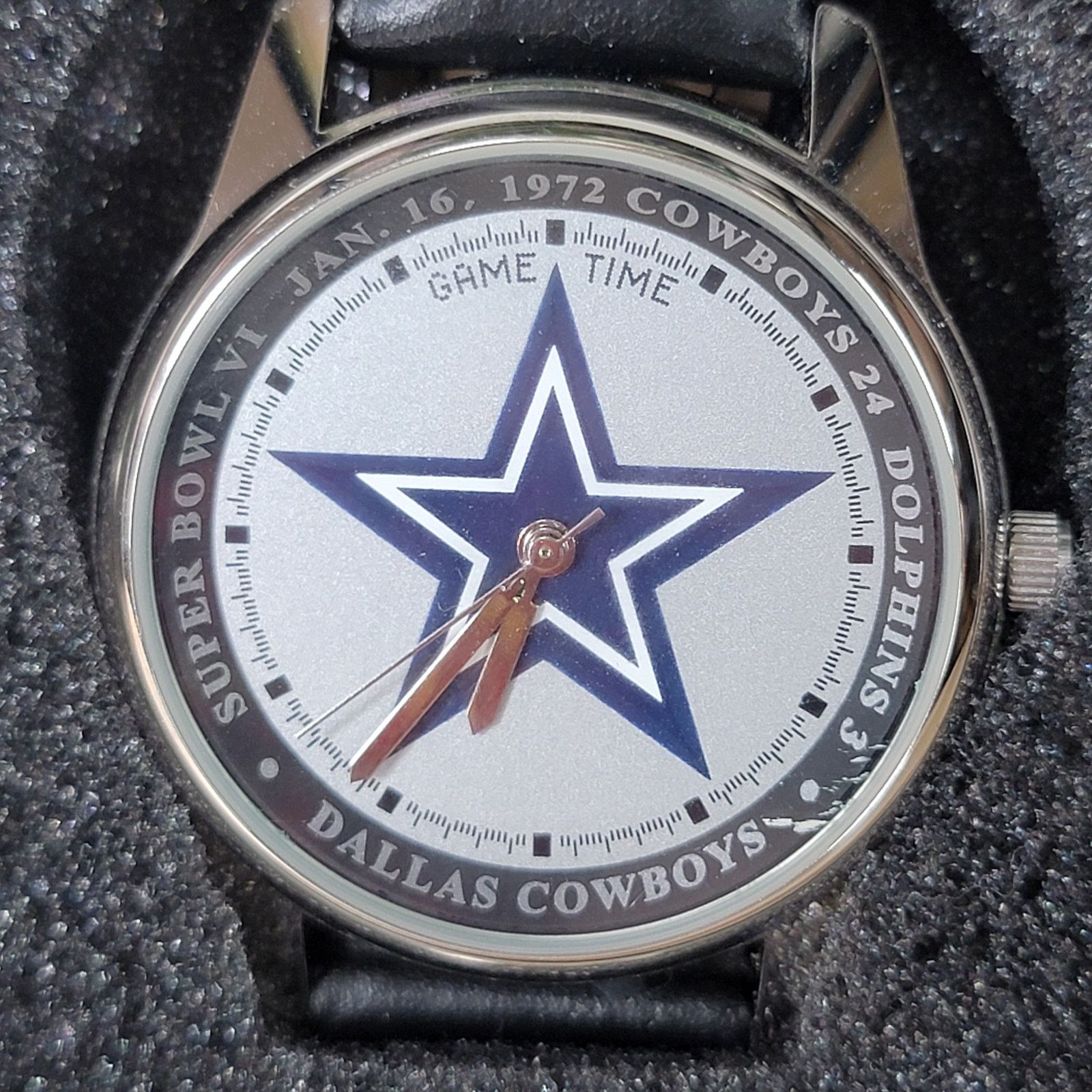 Other VTG Dallas Cowboys Super Bowl VI Watch w/ Leather Ban (1972) Size ONE SIZE - 3 Thumbnail
