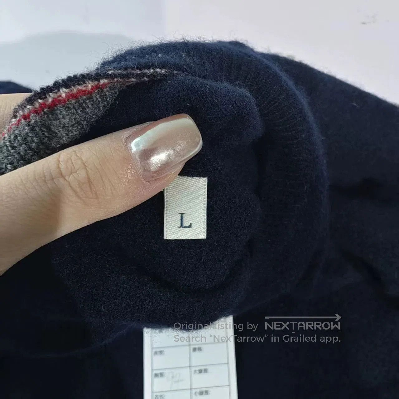Moncler moncler navy sweater size L barely worn. Size US L / EU 52-54 / 3 - 4 Thumbnail