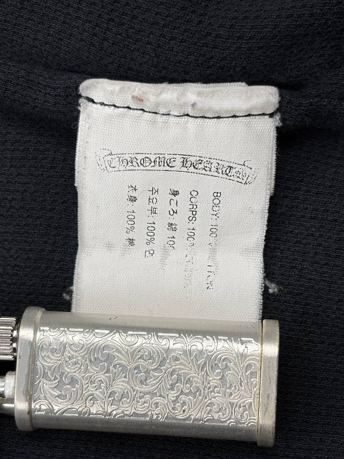 Chrome Hearts Vintage Chrome Hearts Flame Termal Zip hoodie M size Size US M / EU 48-50 / 2 - 6 Thumbnail