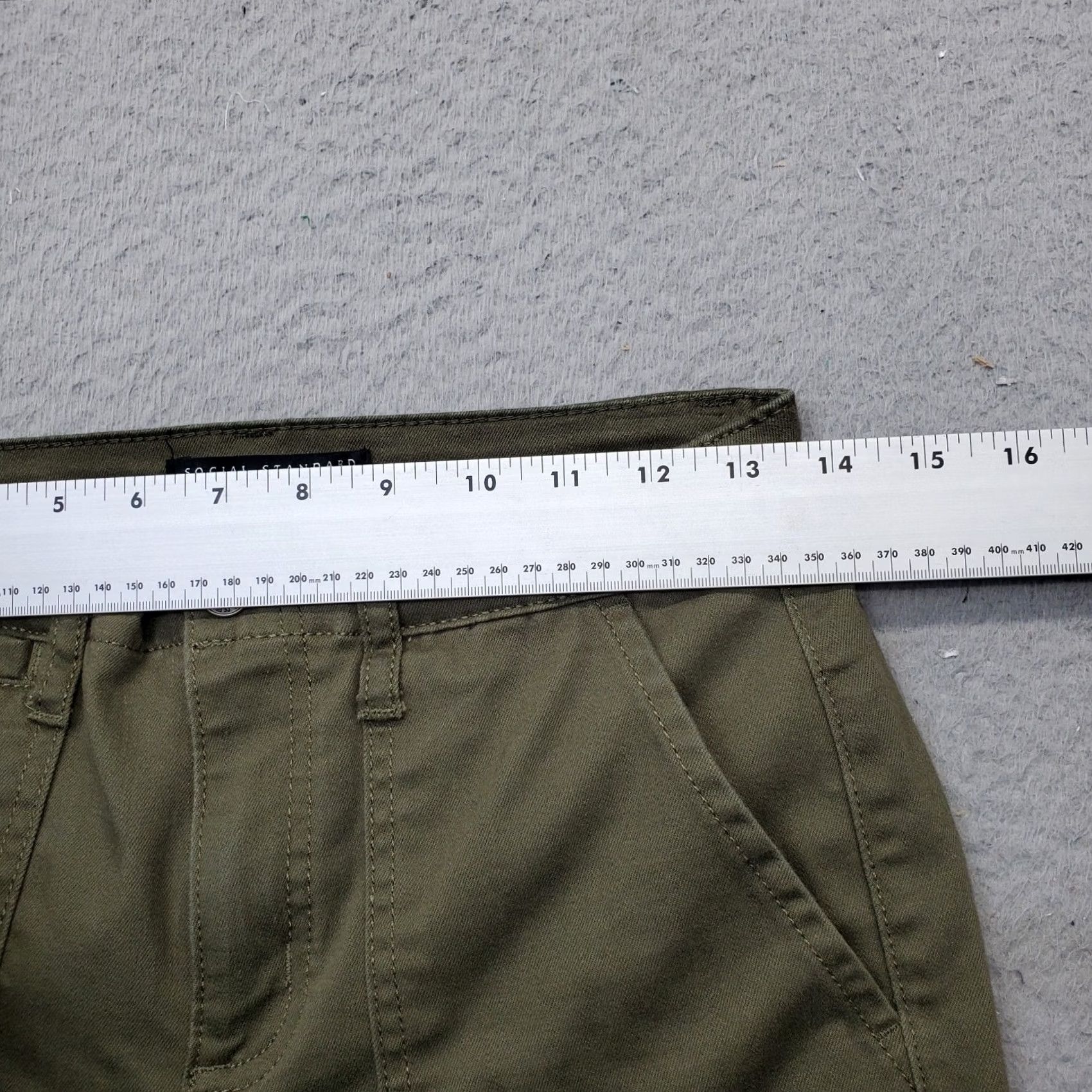 Sanctuary Sanctuary Pants Womens Size 2 Green Cotton Stretch Ankle Size 26" / US 2 / IT 38 - 5 Thumbnail