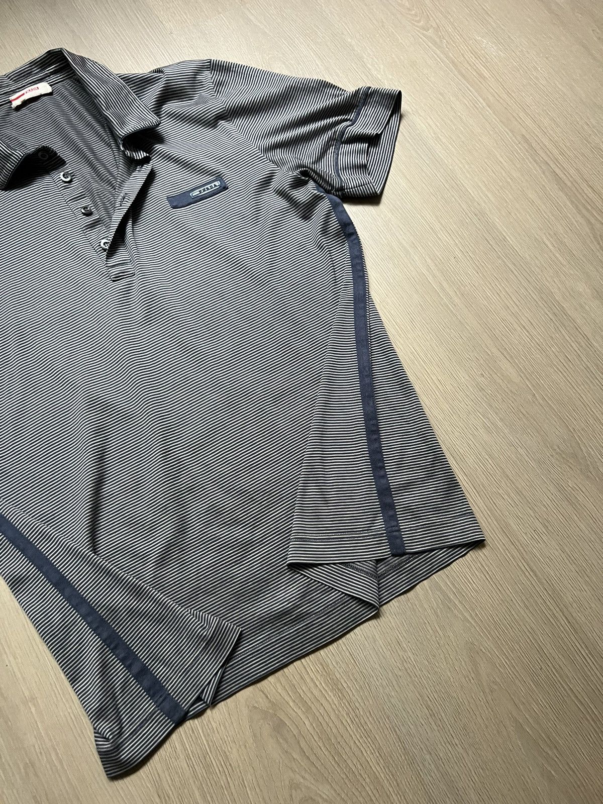 Blue tab polo