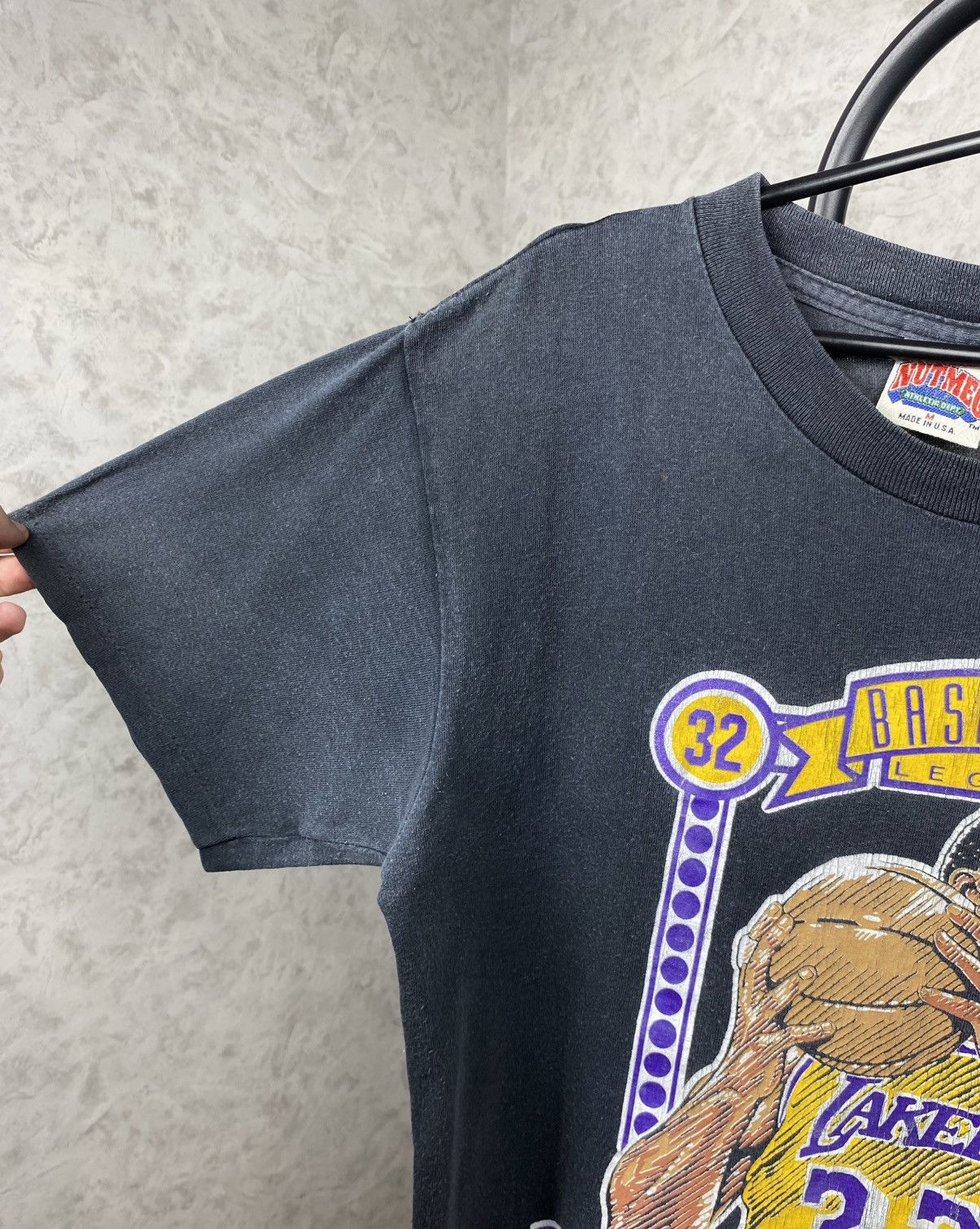 NBA Vintage 1989 LA Lakers Magic Johnson Nutmeg T-Shirt Size US M / EU 48-50 / 2 - 6 Thumbnail