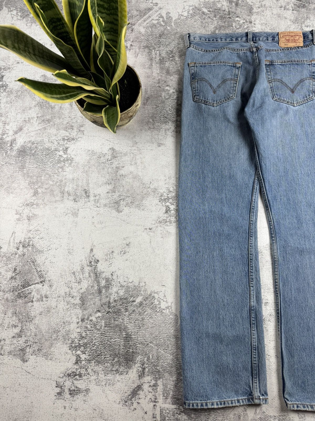 Levi's Levis 501 Classic 32/32 Denim Straight USA 90s Jeans Pants Trousers Size US 32 / EU 48 - 4 Thumbnail