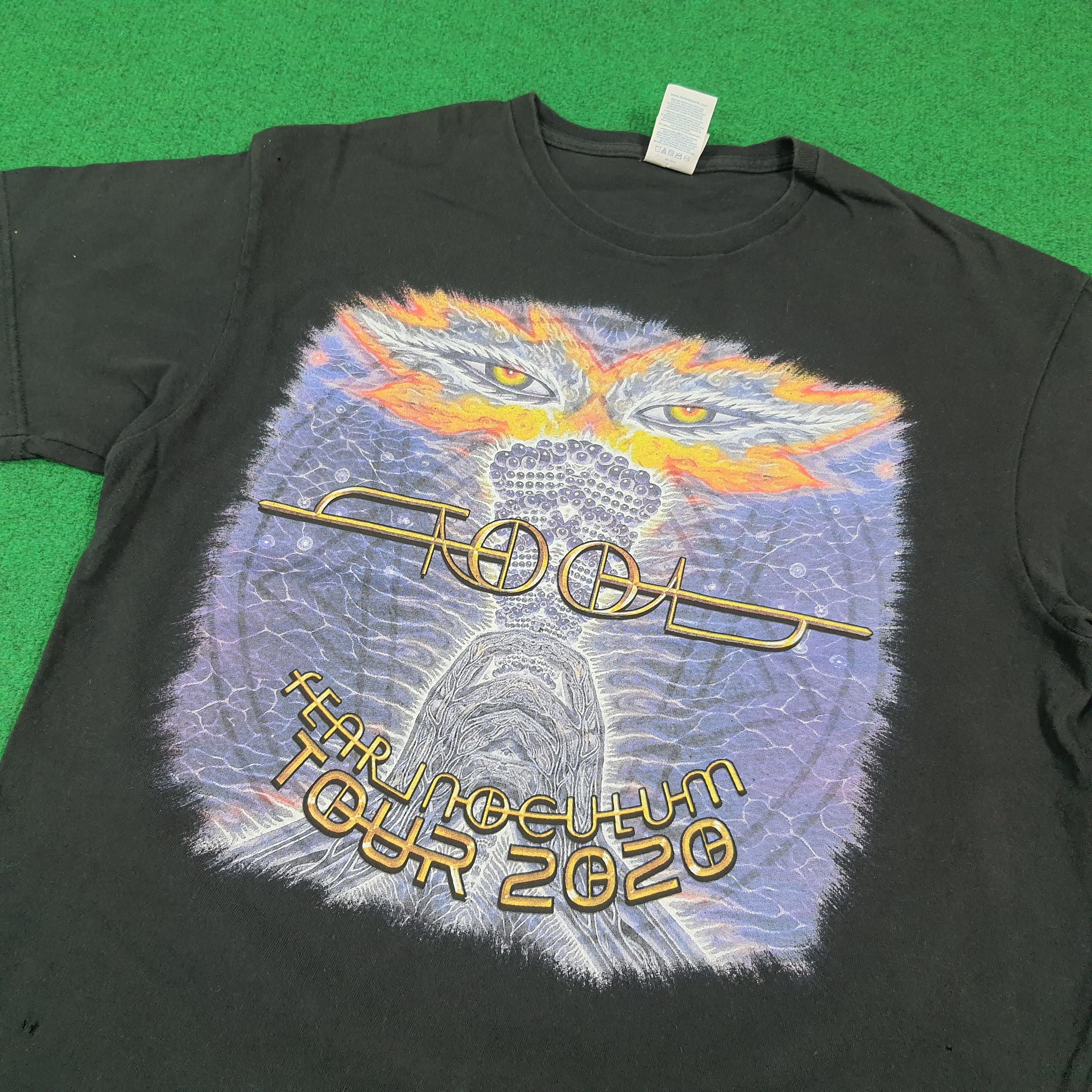 Band Tees Vintage Tool Fear Inoculum Tour 2020 Tshirt C299N62 Size US L / EU 52-54 / 3 - 4 Thumbnail
