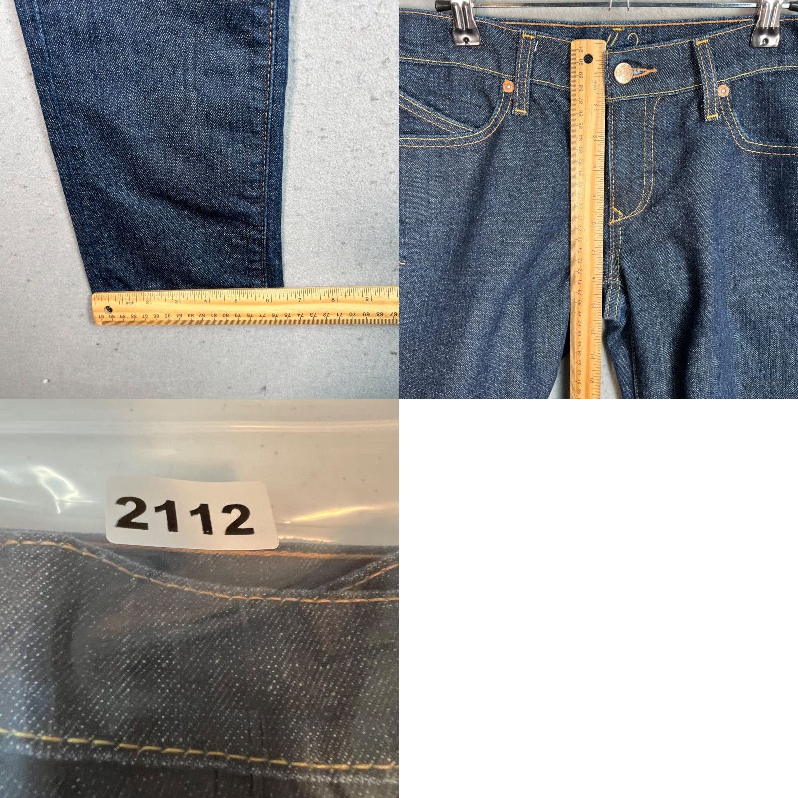 Old Navy Old Navy Diva Womens Size 6 The Tapered Leg Dark Wash Denim Jeans Size 28" / US 6 / IT 42 - 8 Thumbnail
