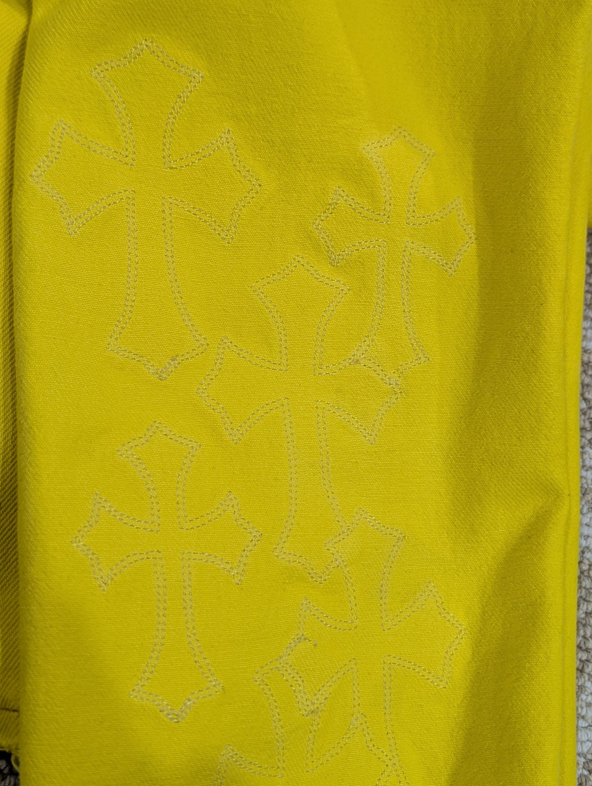 Chrome Hearts Chrome Hearts 2025 Yellow Vegas Cross Patch Levis Jeans Size US 38 / EU 54 - 12 Thumbnail