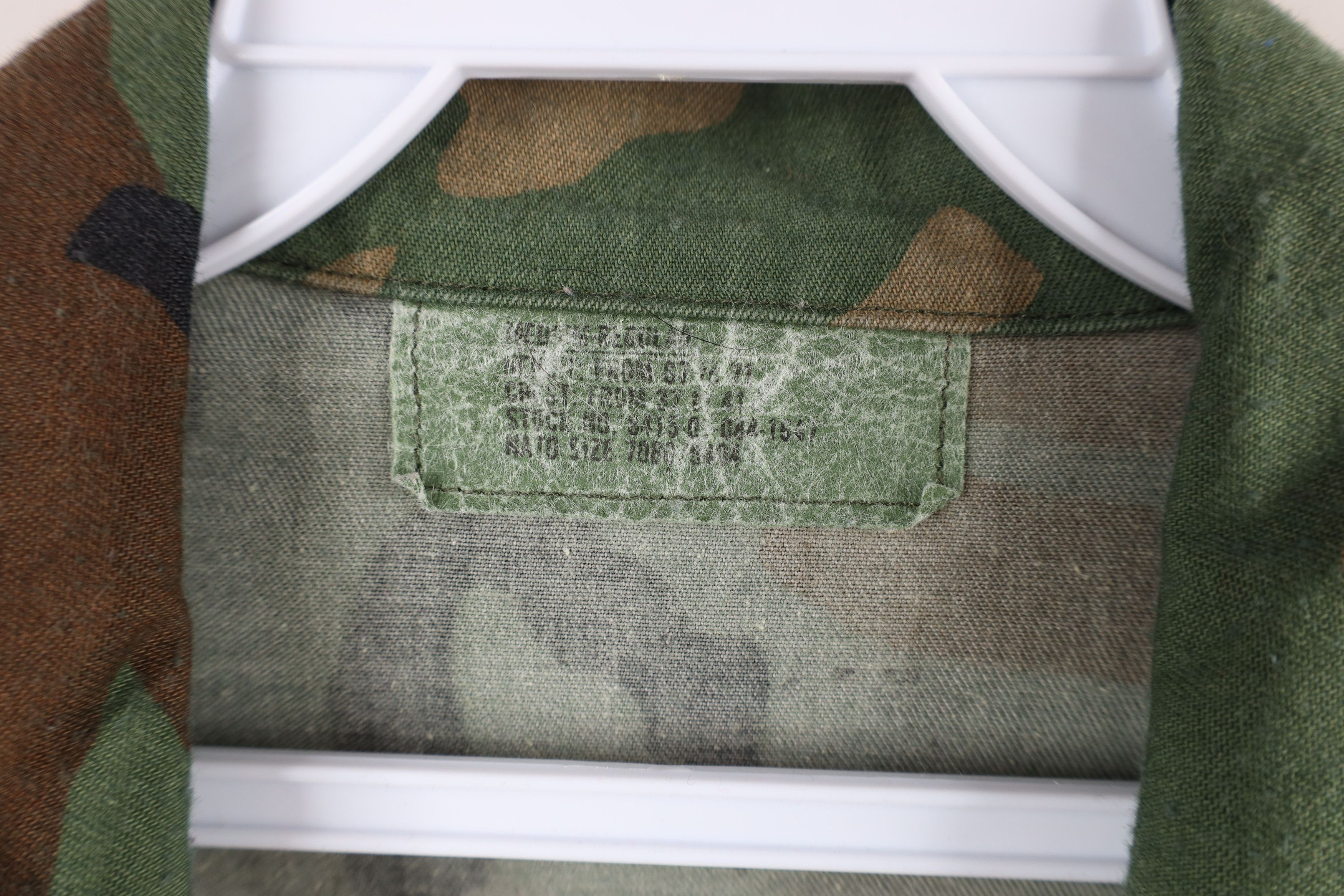 Vintage Vintage 80s US Military Camouflage Combat Coat Jacket USA Size US M / EU 48-50 / 2 - 9 Thumbnail