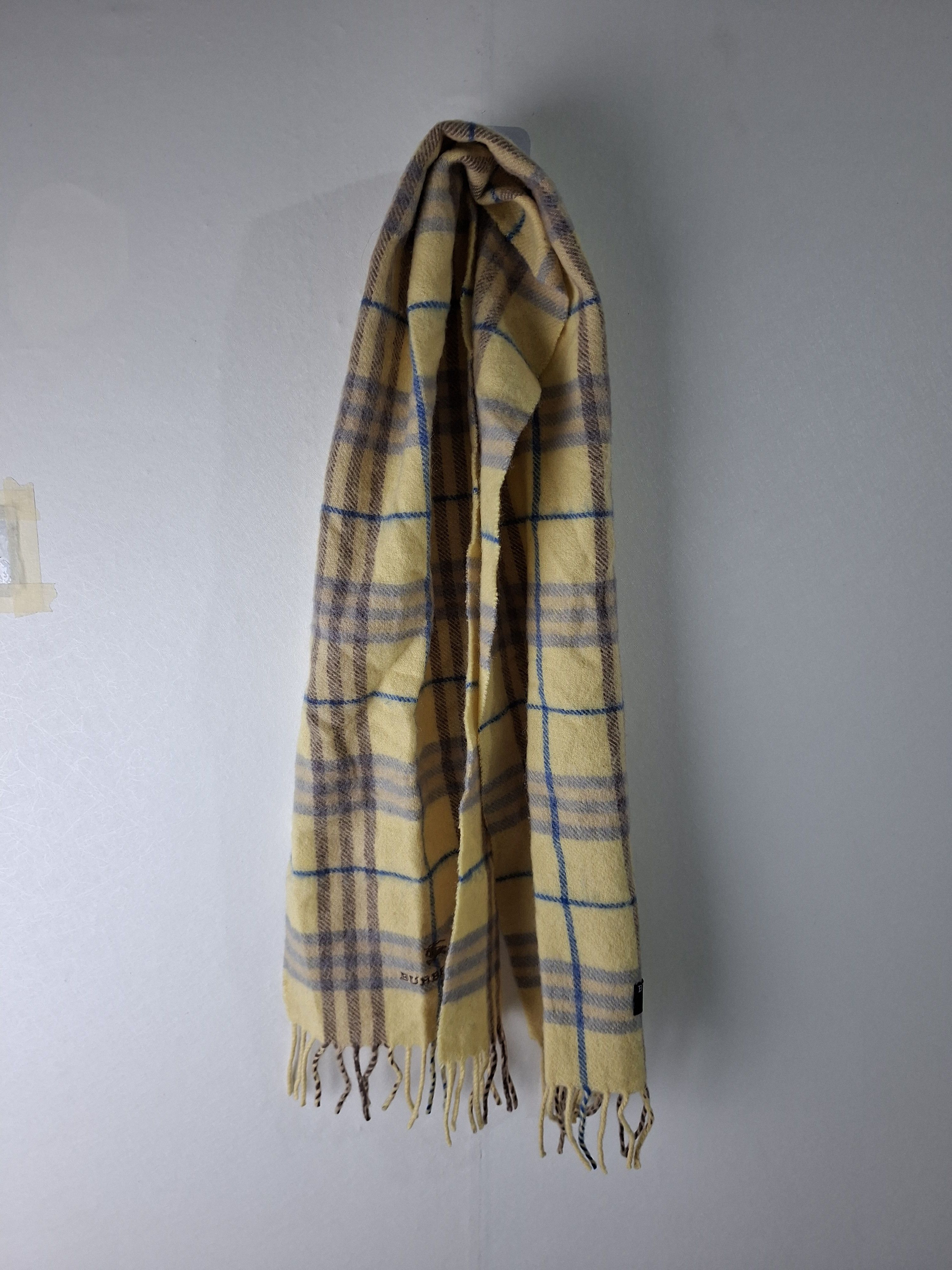 Burberry cashmere wool scarf