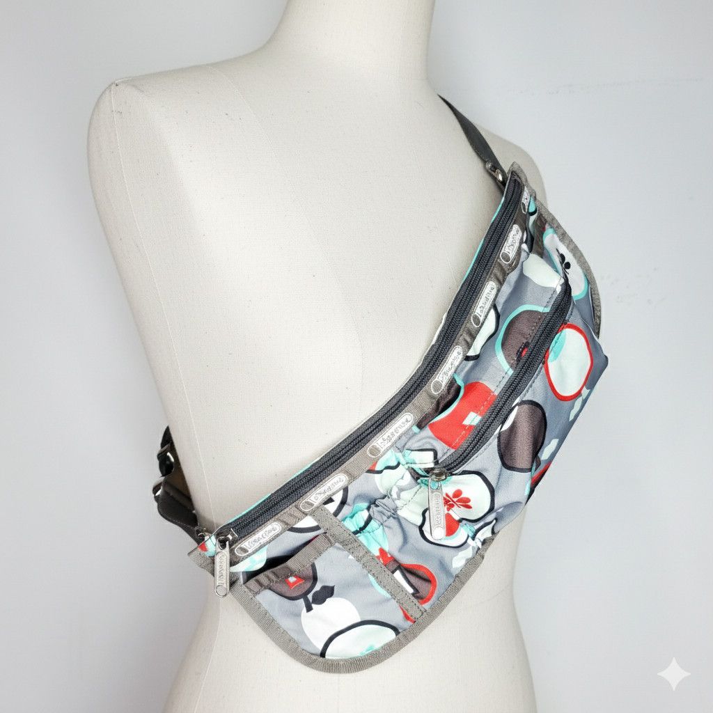 LeSportsac LeSportsac 32-42" Belt Bag Fanny Pack Crossbody Grey Apple Size ONE SIZE - 2 Thumbnail