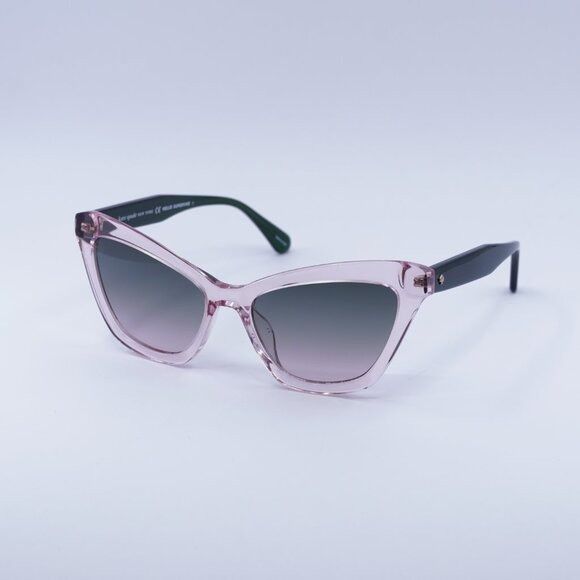 Kate Spade Kate Spade AMELIE/G/S 035J JP Sunglasses Pink Cat Eye Frame Size ONE SIZE - 6 Thumbnail