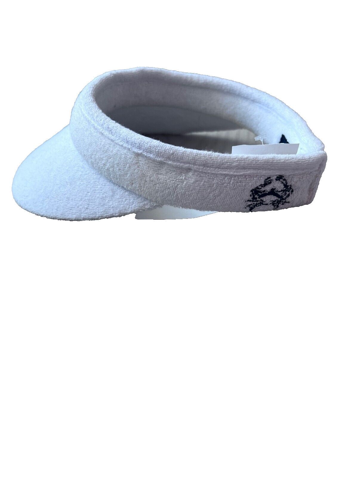 J.Crew J. Crew BI442 Terry White Visor Hat ( One Size ) Size ONE SIZE - 4 Thumbnail