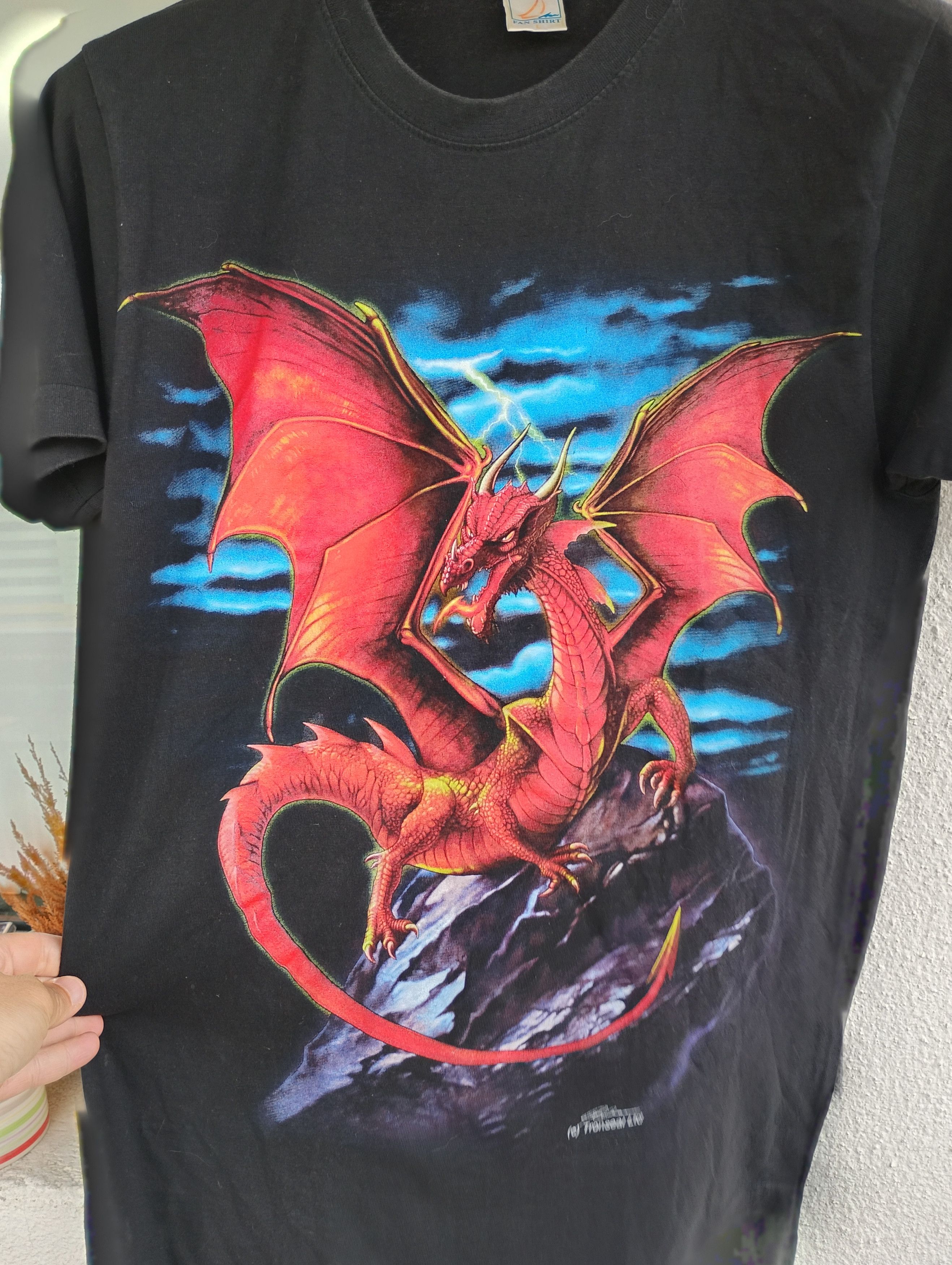 Vintage Vintage 1990s Dark Fantasy Graphic Tronseal Ltd t-shirt M Size US M / EU 48-50 / 2 - 10 Thumbnail
