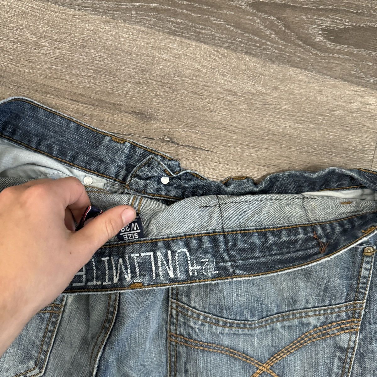 Ecko Unltd. × Vintage Crazy Vintage y2k distressed faded baggy ecko shorts Size US 38 / EU 54 - 4 Thumbnail