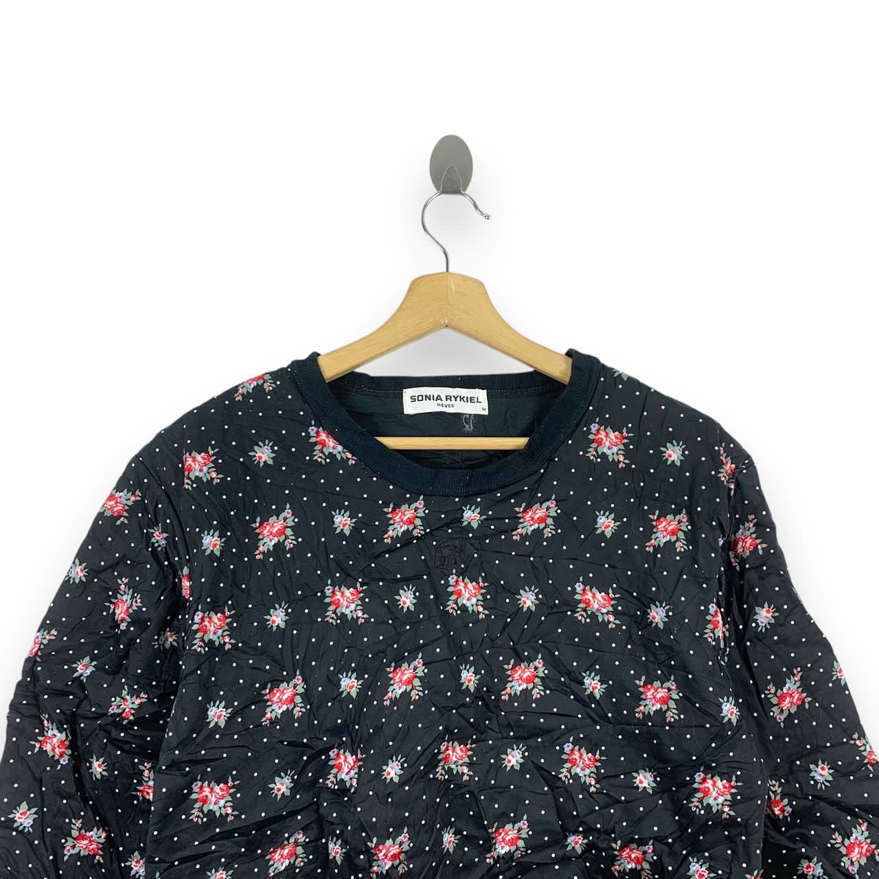 Sonia Rykiel SONIA RYKEL REVES Floral Made In France All Over Sweatshirts Size M / US 6-8 / IT 42-44 - 2 Thumbnail