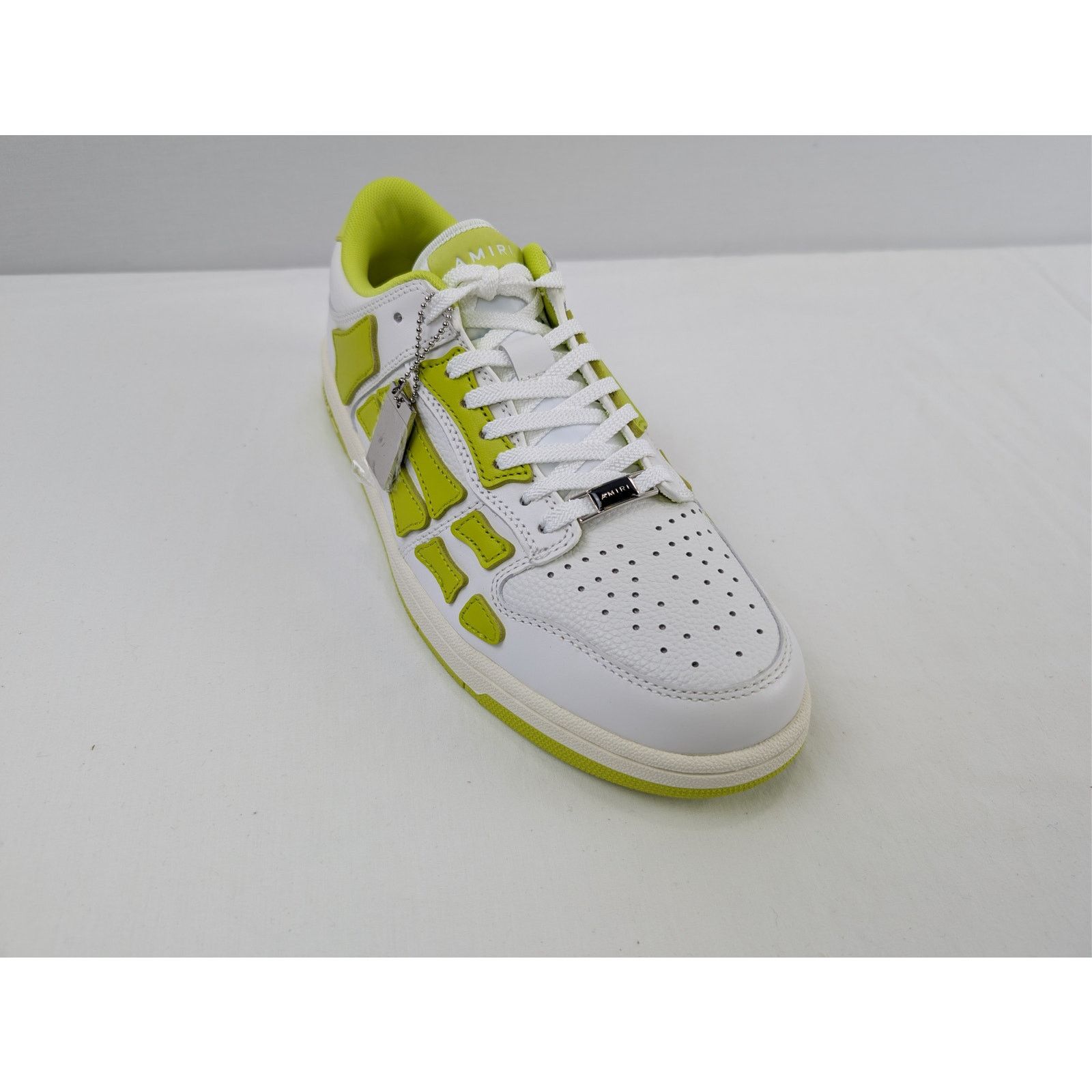 Amiri o1rshd1 Skel top Low / Skeleton Top Low Sneakers Neon Yellow Size US 9 / EU 42 - 3 Thumbnail