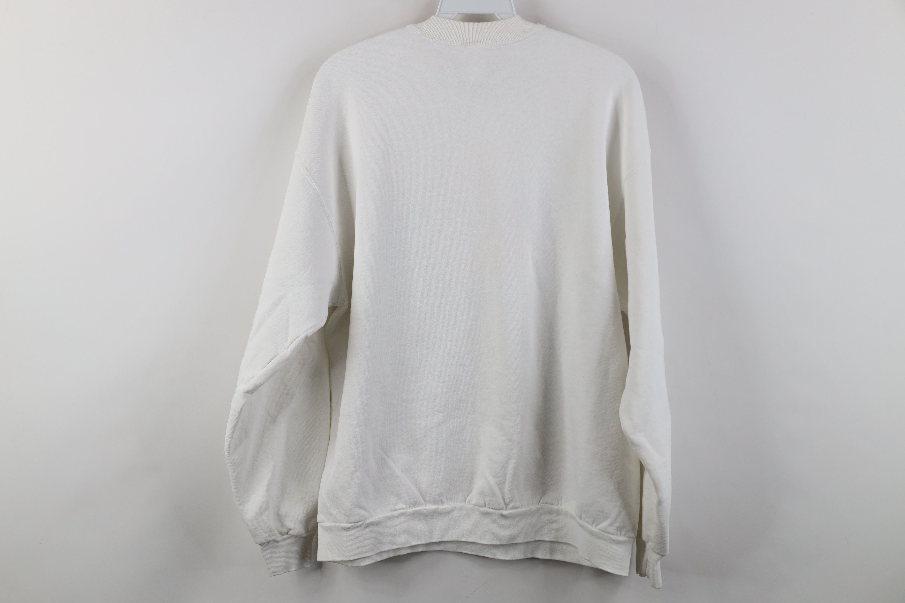 Hard Rock Cafe Vintage 90s Hard Rock Cafe London Crewneck Sweatshirt White Size XL / US 12-14 / IT 48-50 - 9 Thumbnail