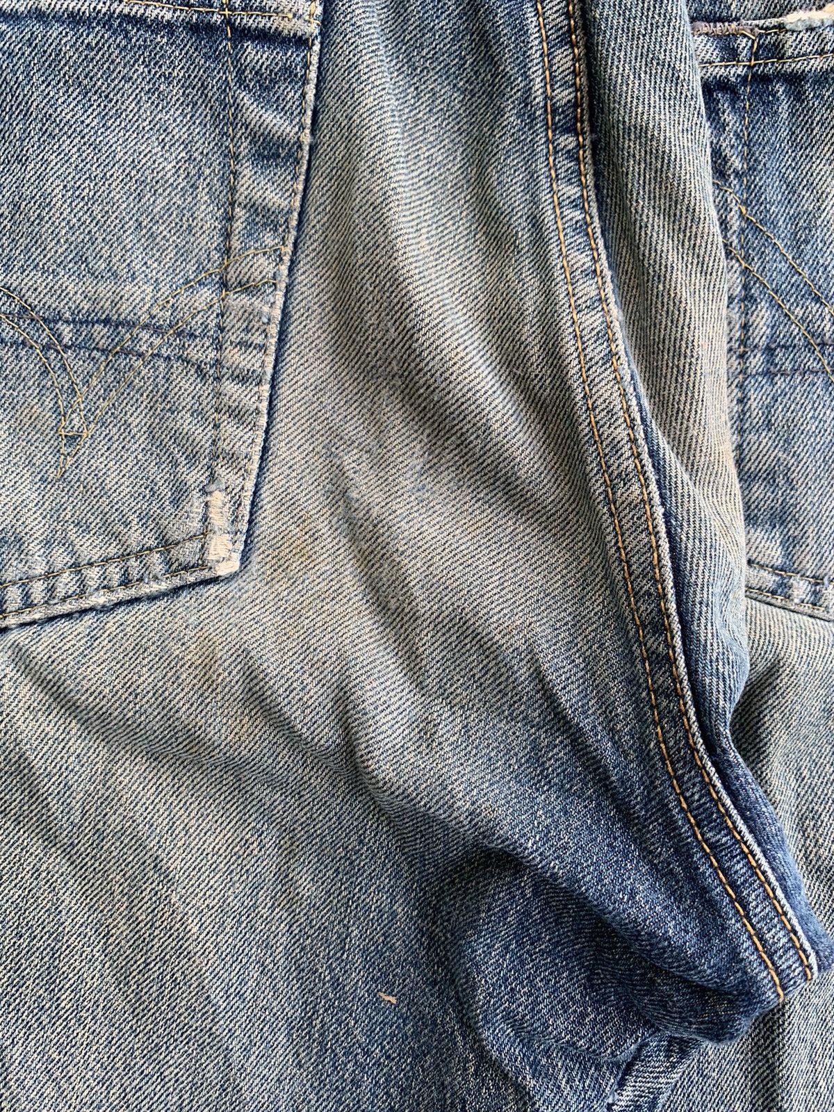 Edwin × Japanese Brand Vintage Edwin 505 Baggy Redline Selvedge Distressed Denim Size US 27 - 15 Thumbnail