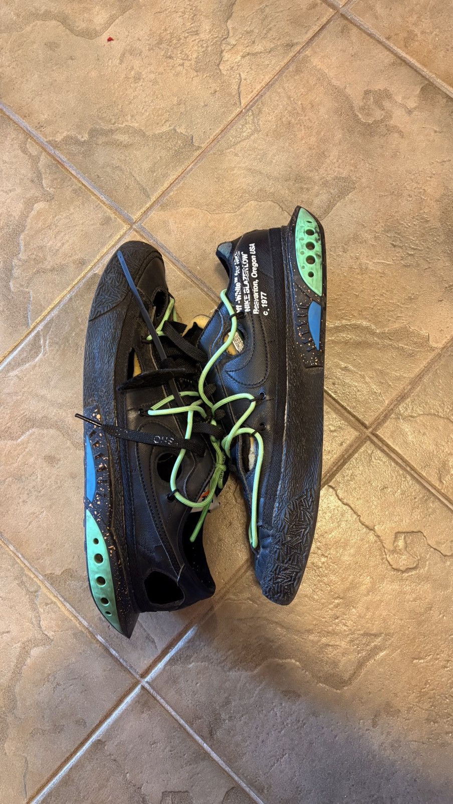 Nike × Off-White Off-White Nike Blazer Low Size US 12.5 / EU 45-46 - 4 Thumbnail