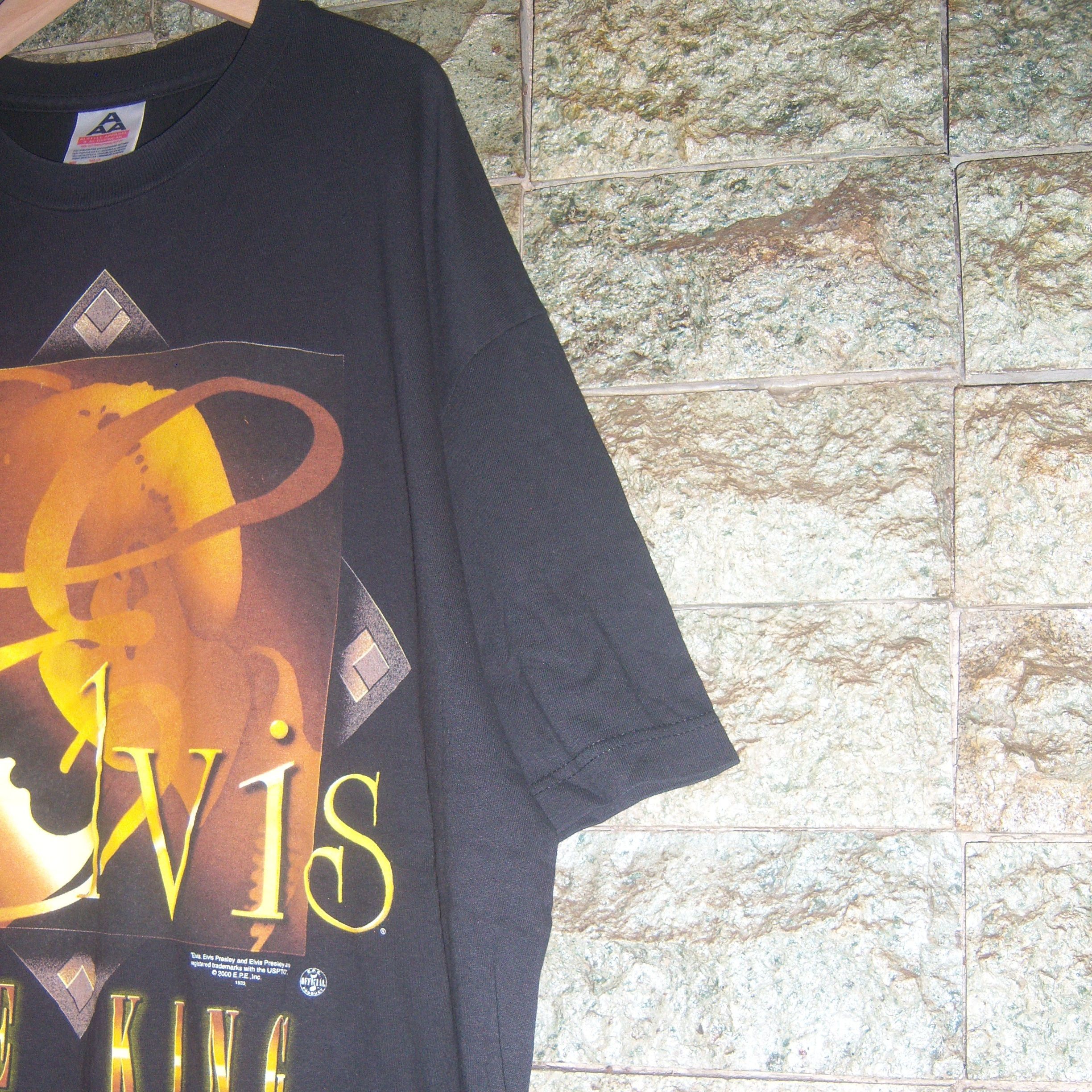 AAA × Band Tees × Vintage 2000s Elvis The Of King Rock and Roll Size US XL / EU 56 / 4 - 3 Thumbnail