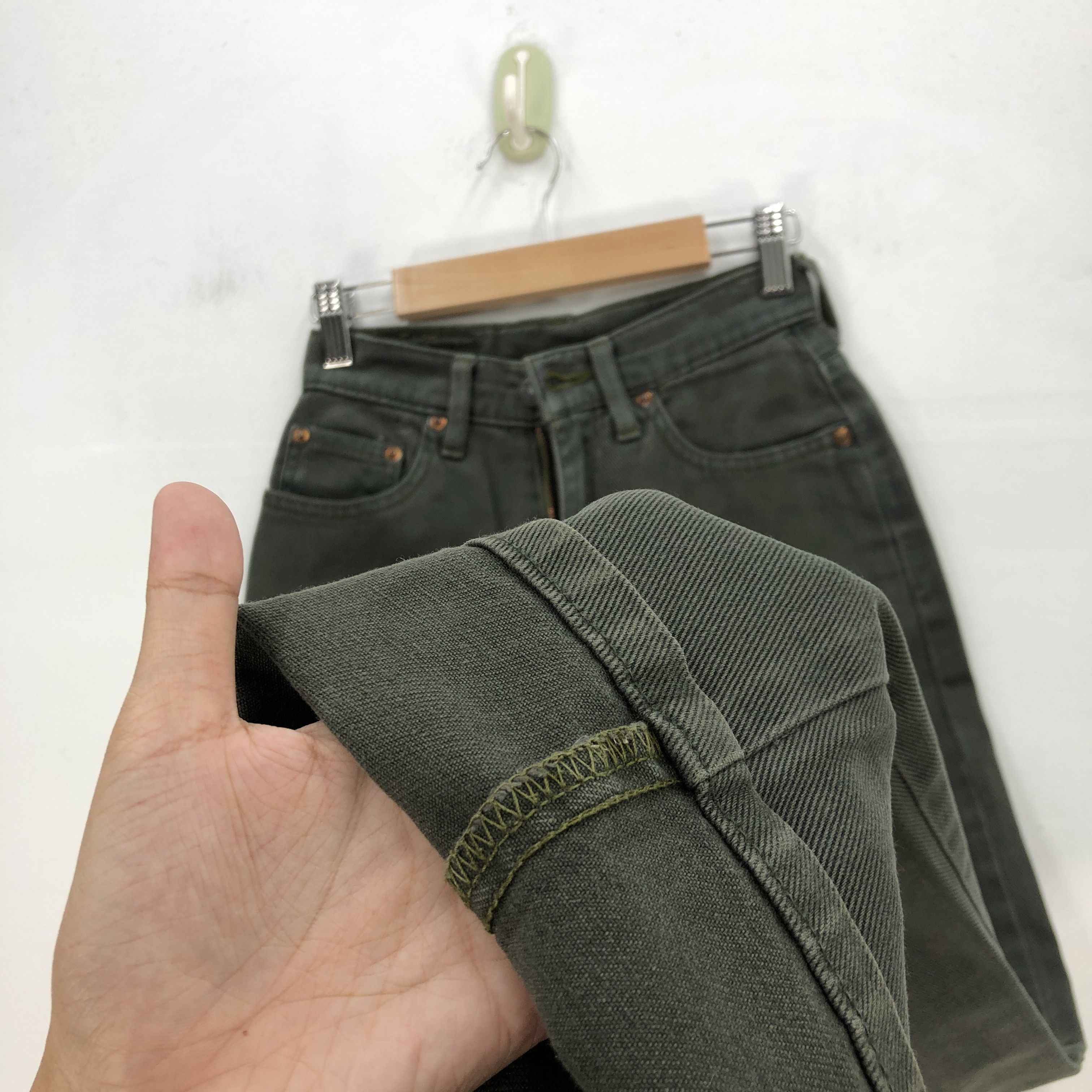 Levi's Vintage Levis Flare Jeans Boot Cut Levi's Bell Bottom Denim Size 22" - 7 Thumbnail
